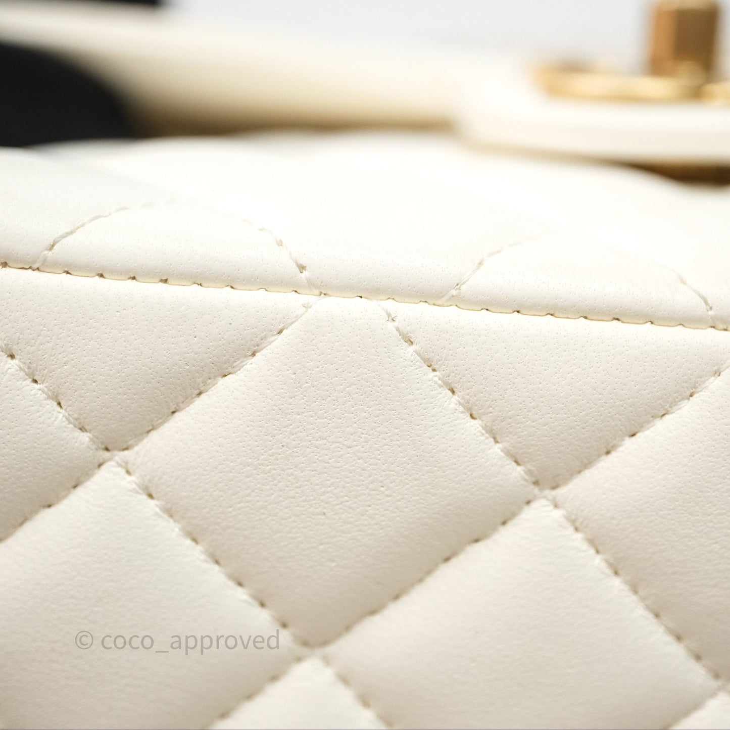 Chanel Casino Chips Chain White Lambskin Flap Bag