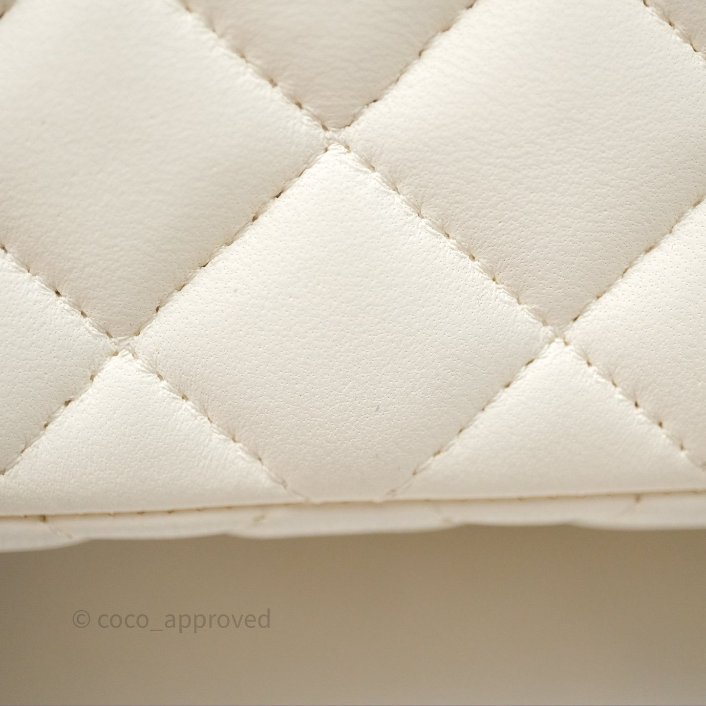 Chanel Casino Chips Chain White Lambskin Flap Bag