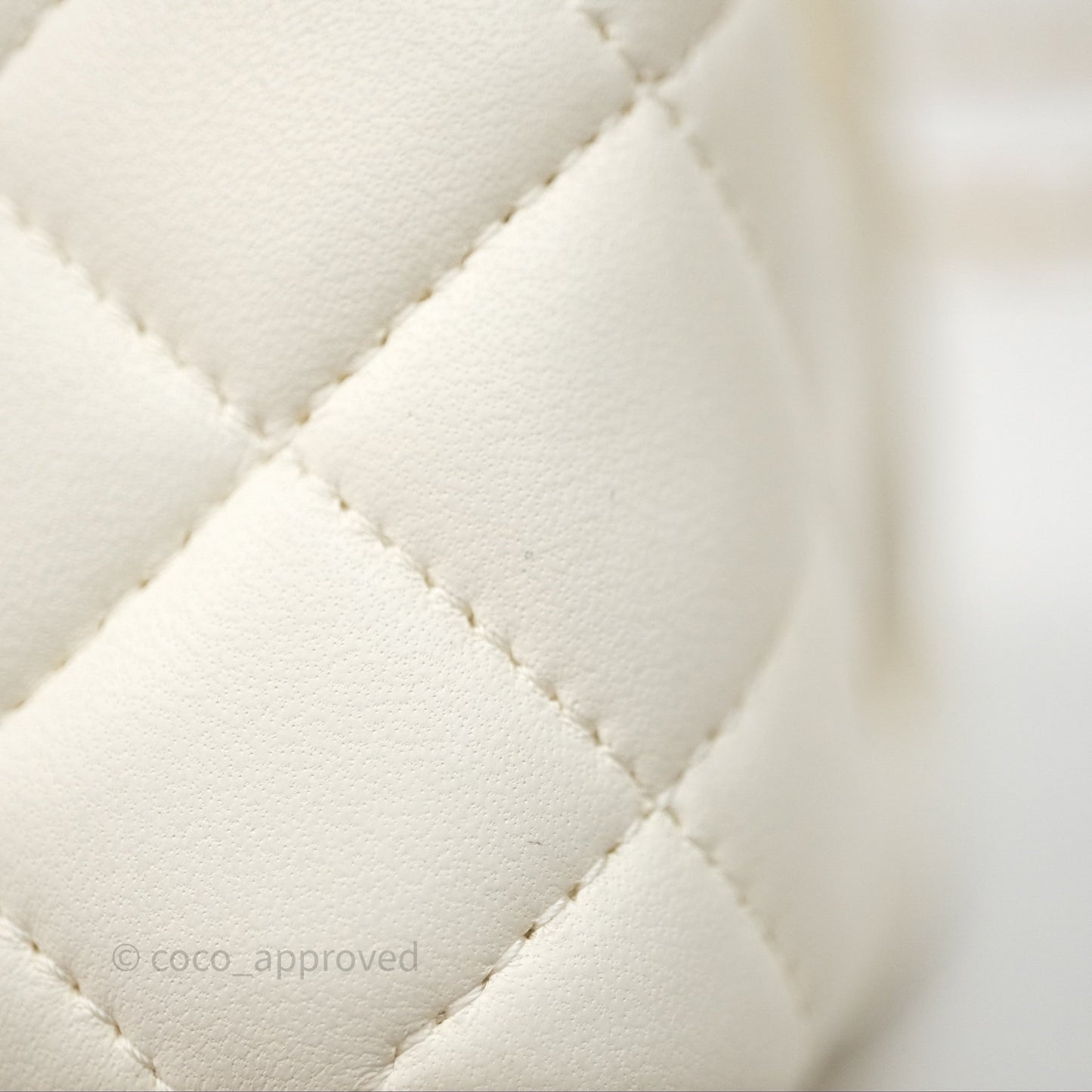 Chanel Casino Chips Chain White Lambskin Flap Bag