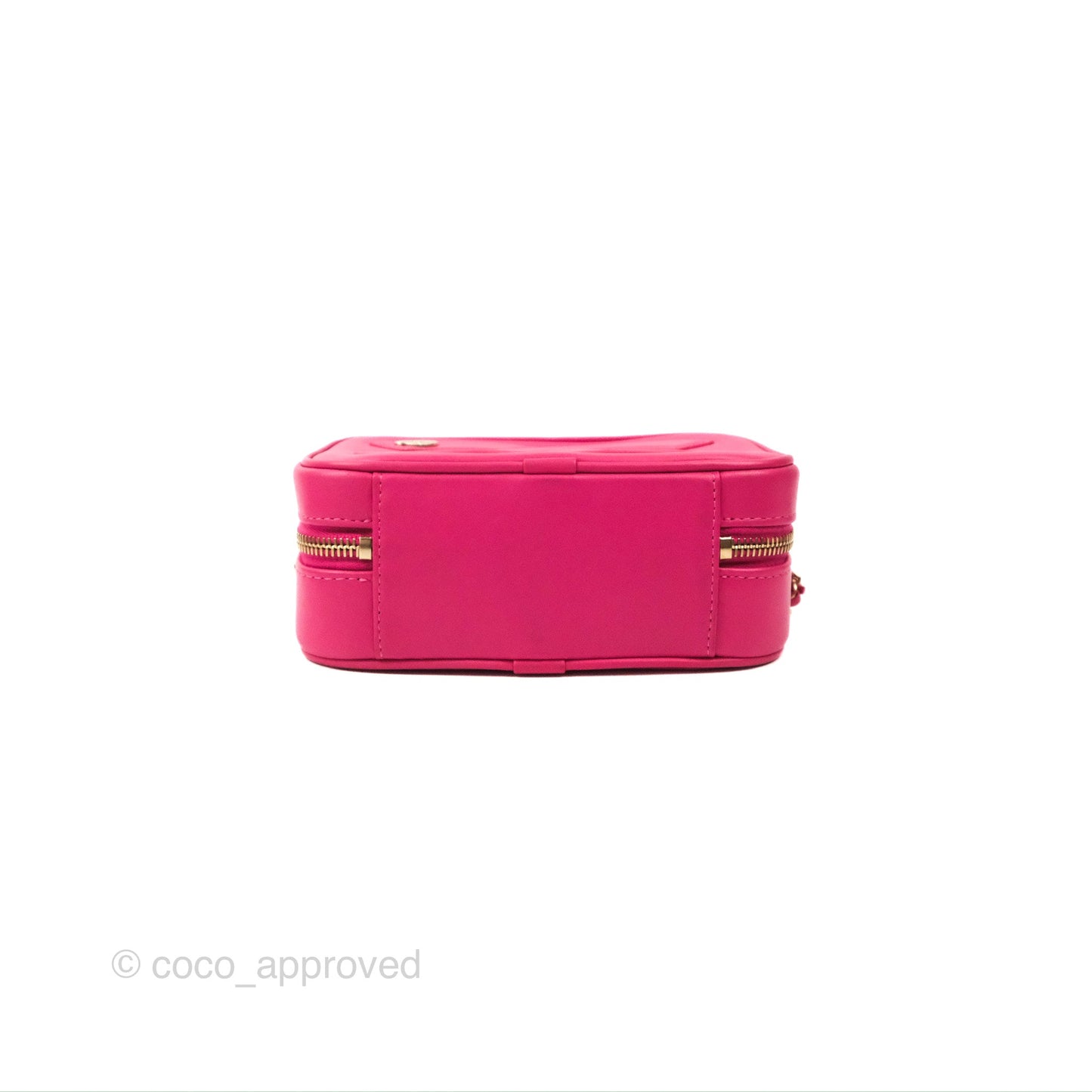 Chanel CC Mania Camera Case Pink Lambskin Gold Hardware