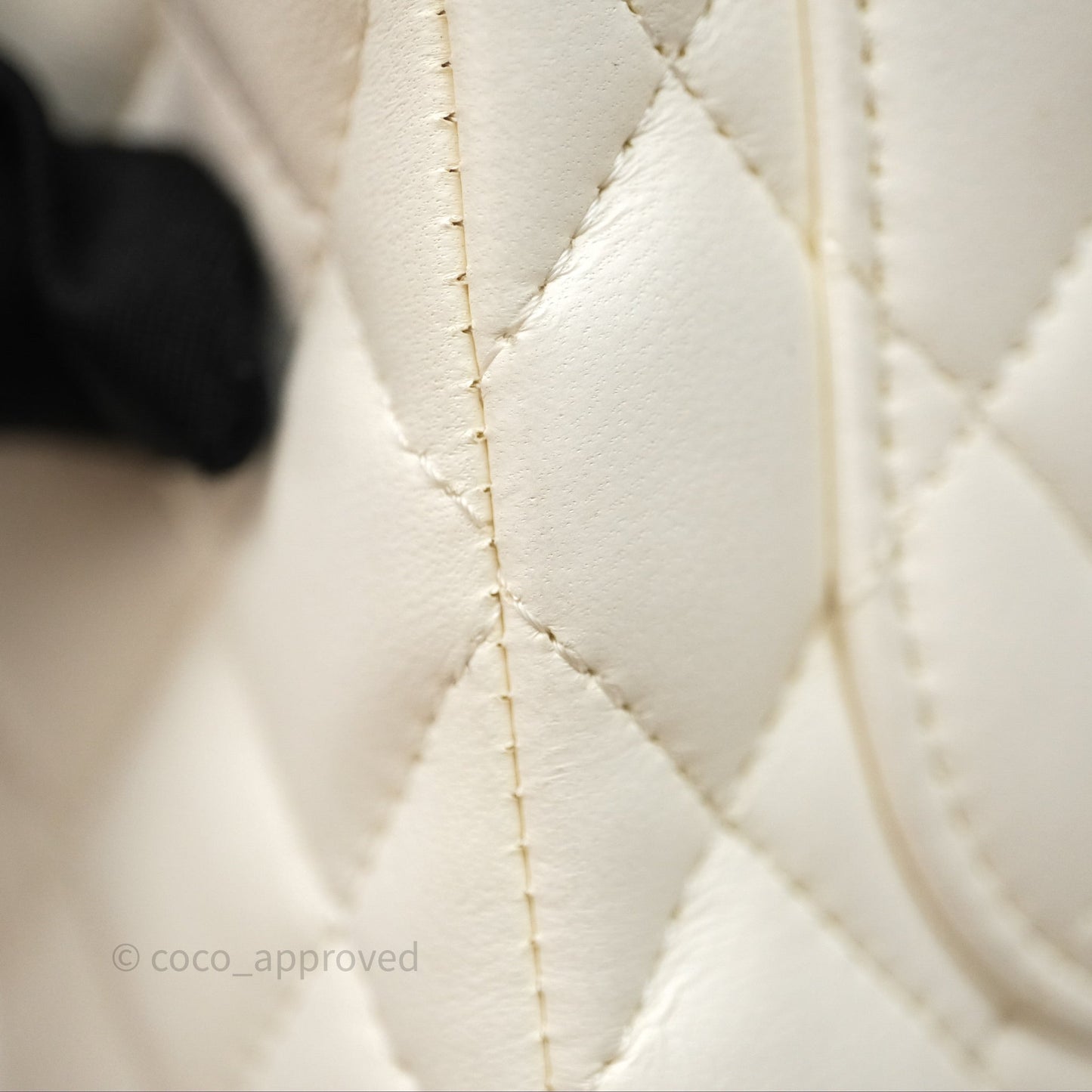 Chanel Casino Chips Chain White Lambskin Flap Bag