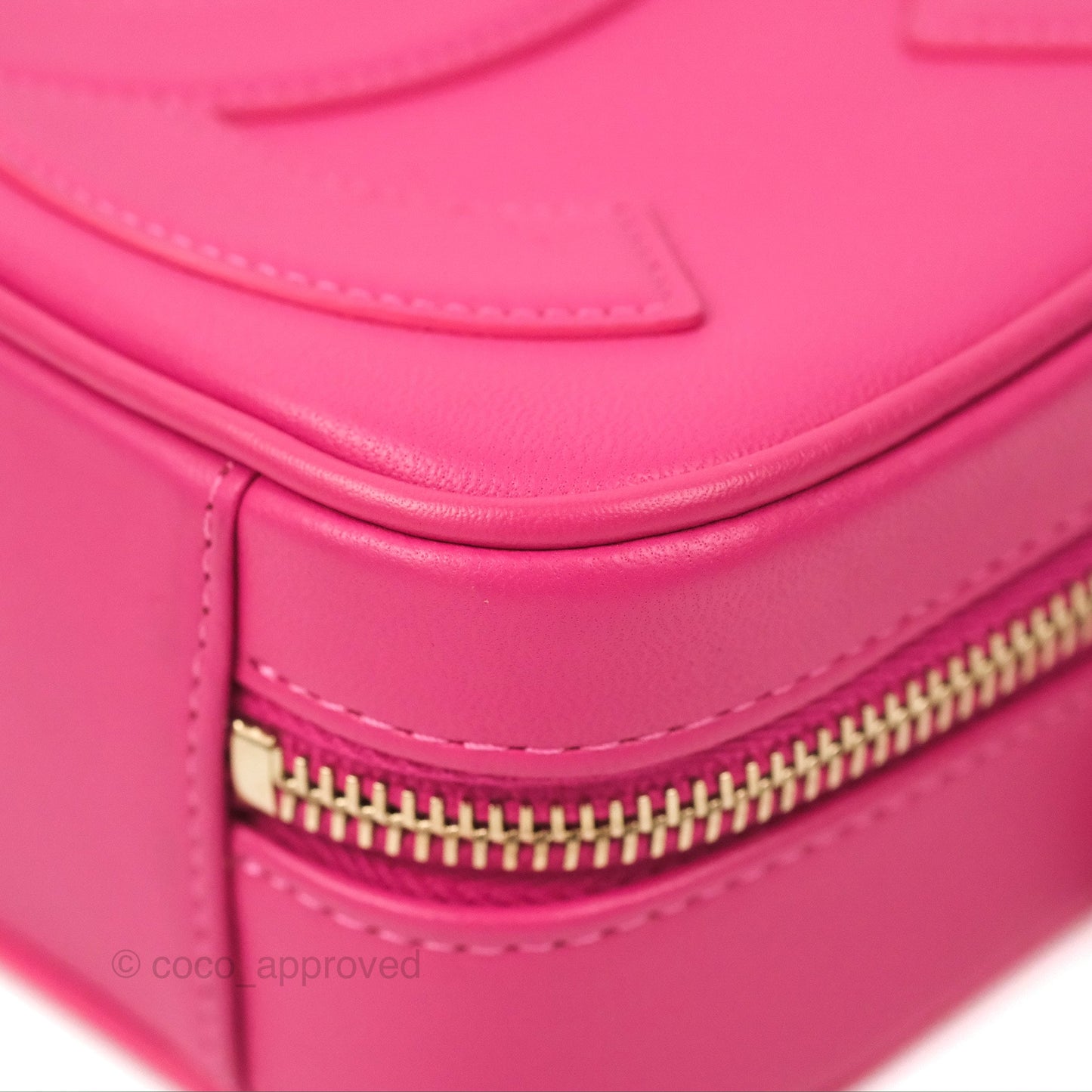 Chanel CC Mania Camera Case Pink Lambskin Gold Hardware