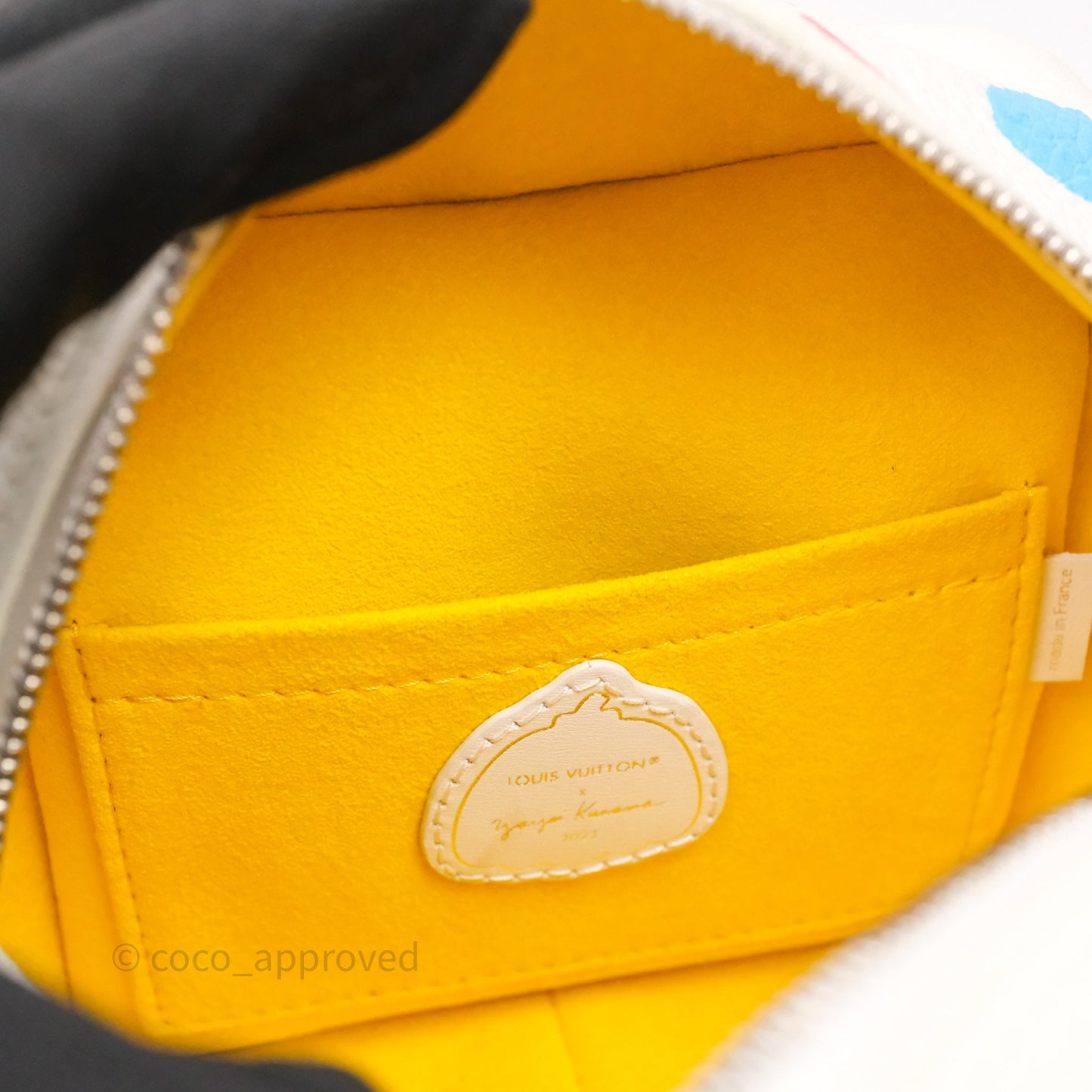 Louis Vuitton x Yayoi Kusama Square With Handle Chain Bag White