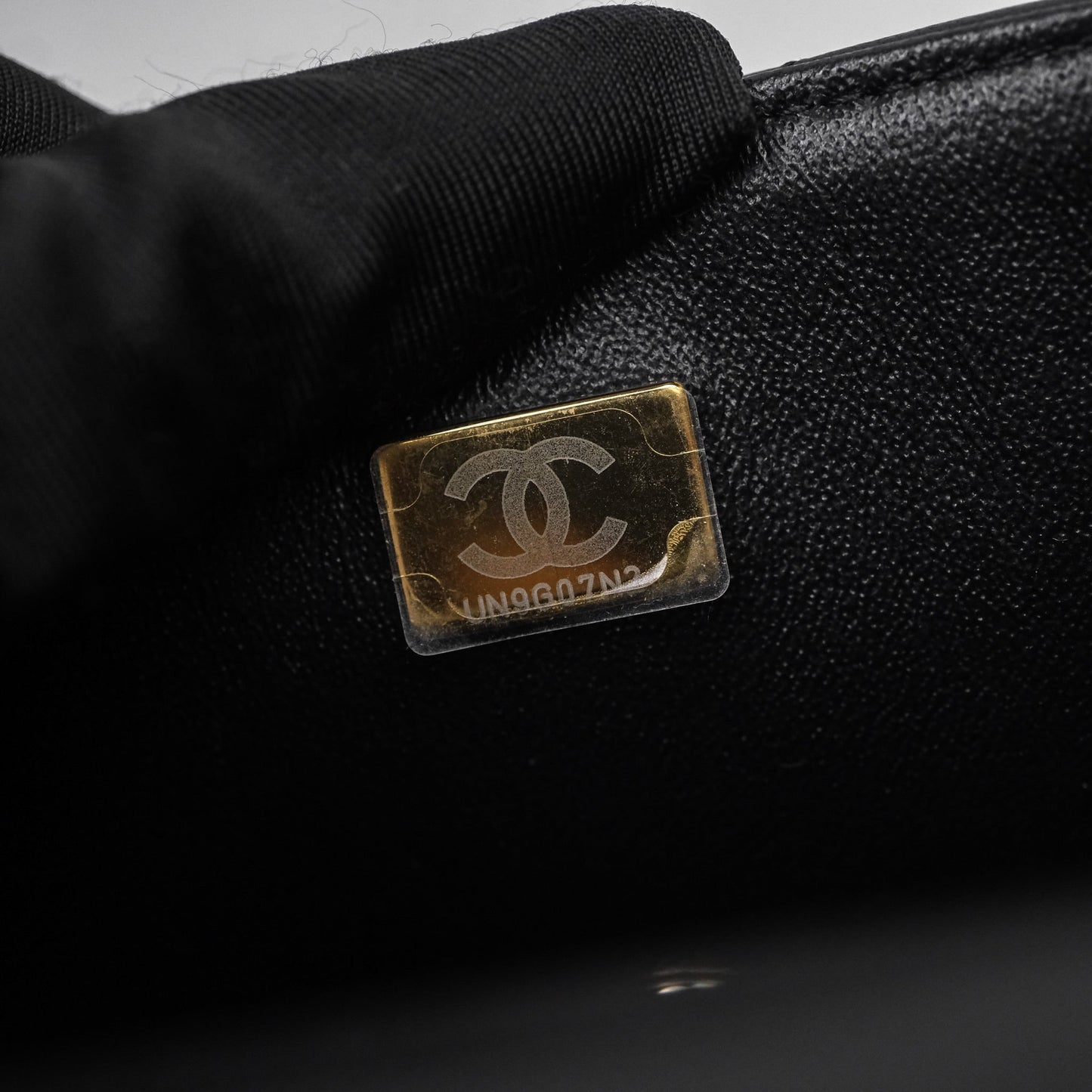 Chanel Top Handle Mini Rectangular Flap With Lion Charm Black Lambskin Gold Hardware