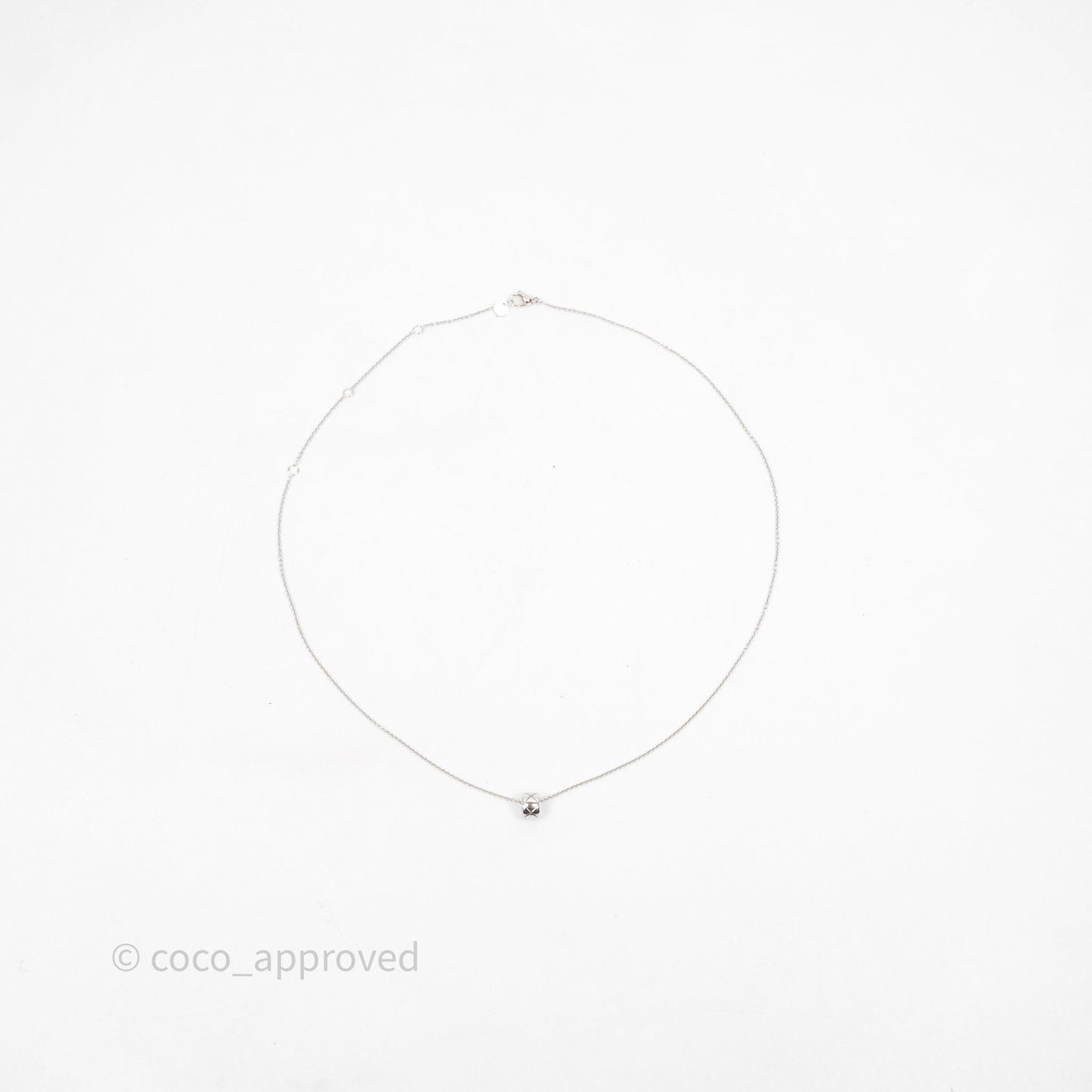 Chanel Coco Crush Necklace 18K White Gold