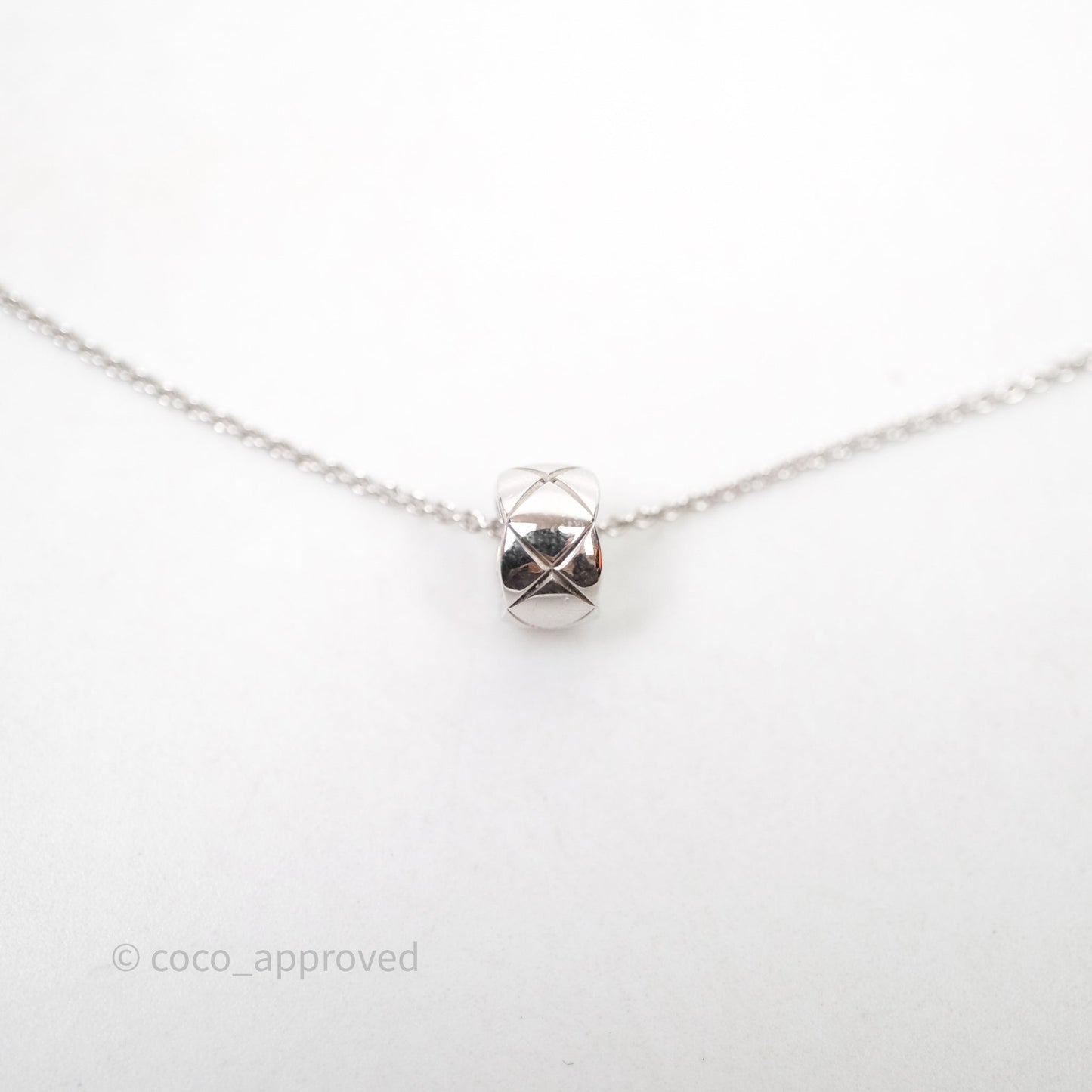 Chanel Coco Crush Necklace 18K White Gold