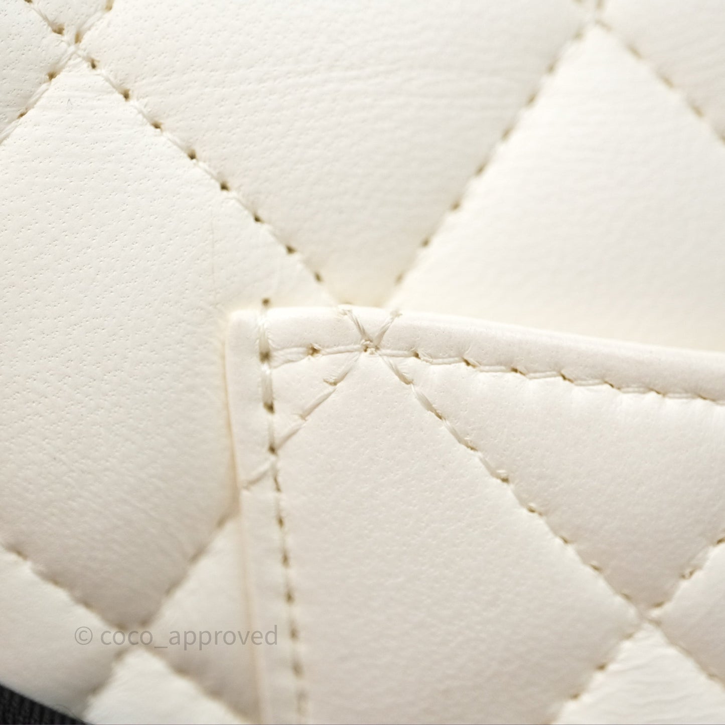 Chanel Casino Chips Chain White Lambskin Flap Bag