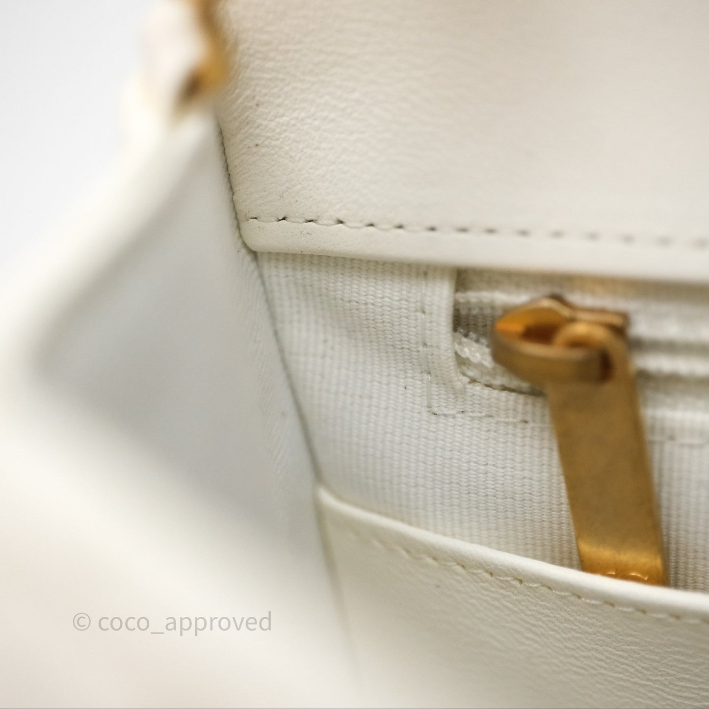 Chanel Casino Chips Chain White Lambskin Flap Bag