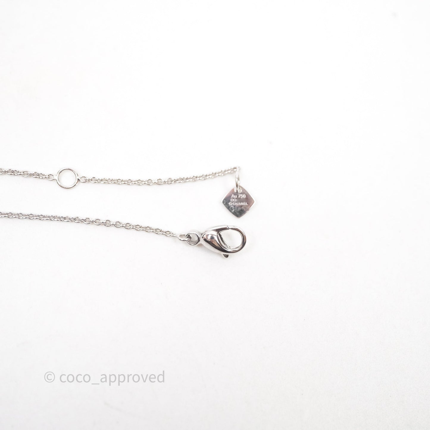 Chanel Coco Crush Necklace 18K White Gold