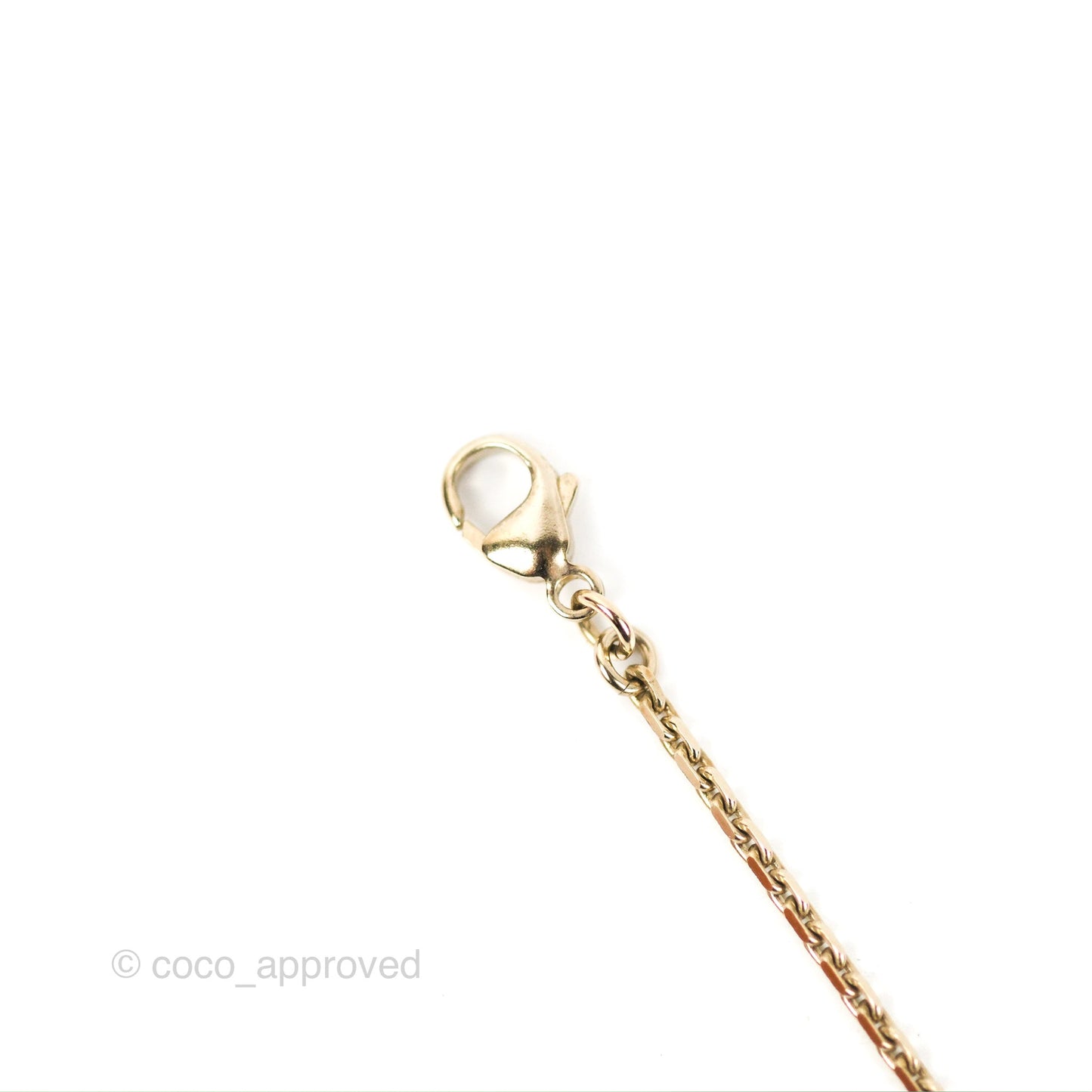 Chanel Crystal Resin CC Necklace Gold Tone 22S
