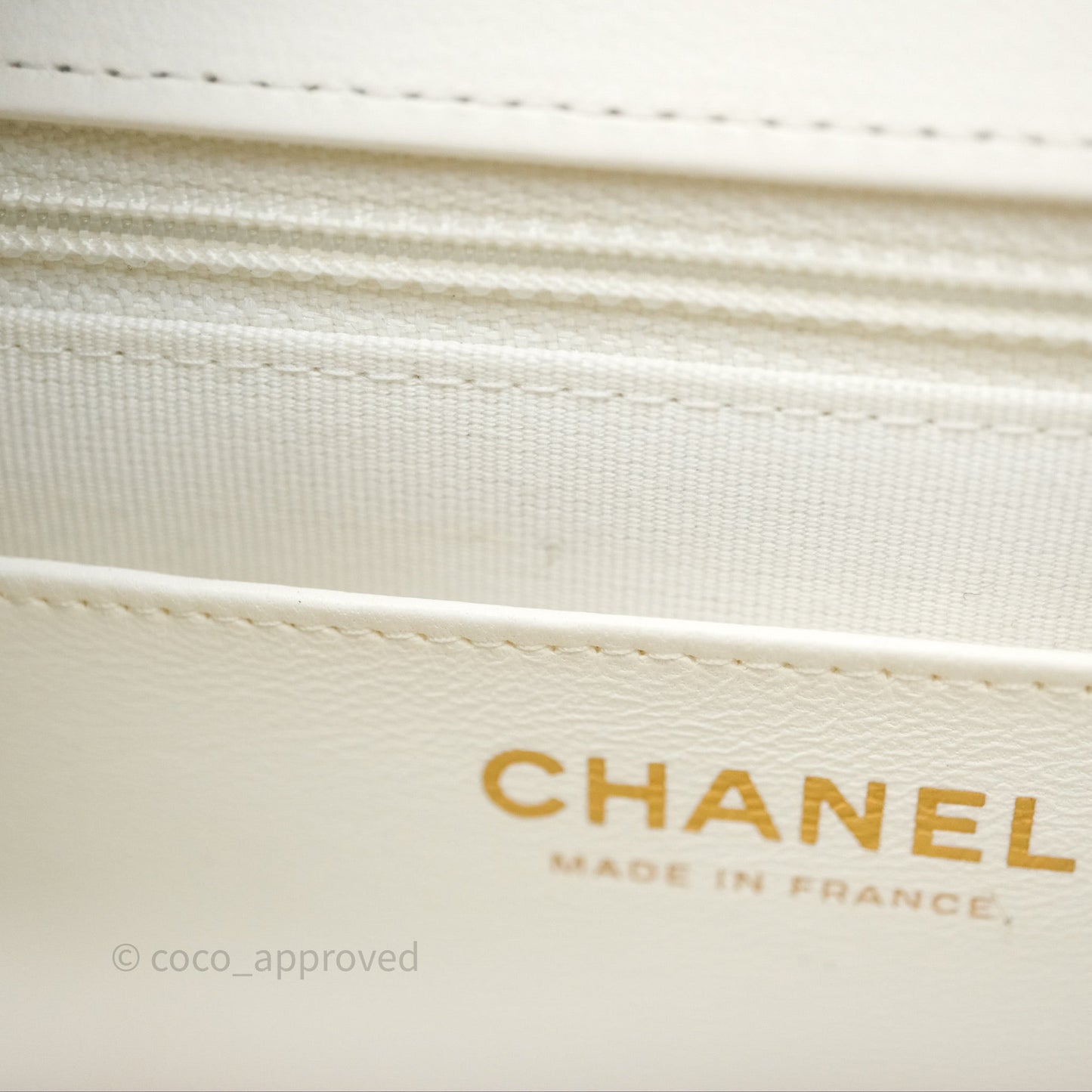 Chanel Casino Chips Chain White Lambskin Flap Bag