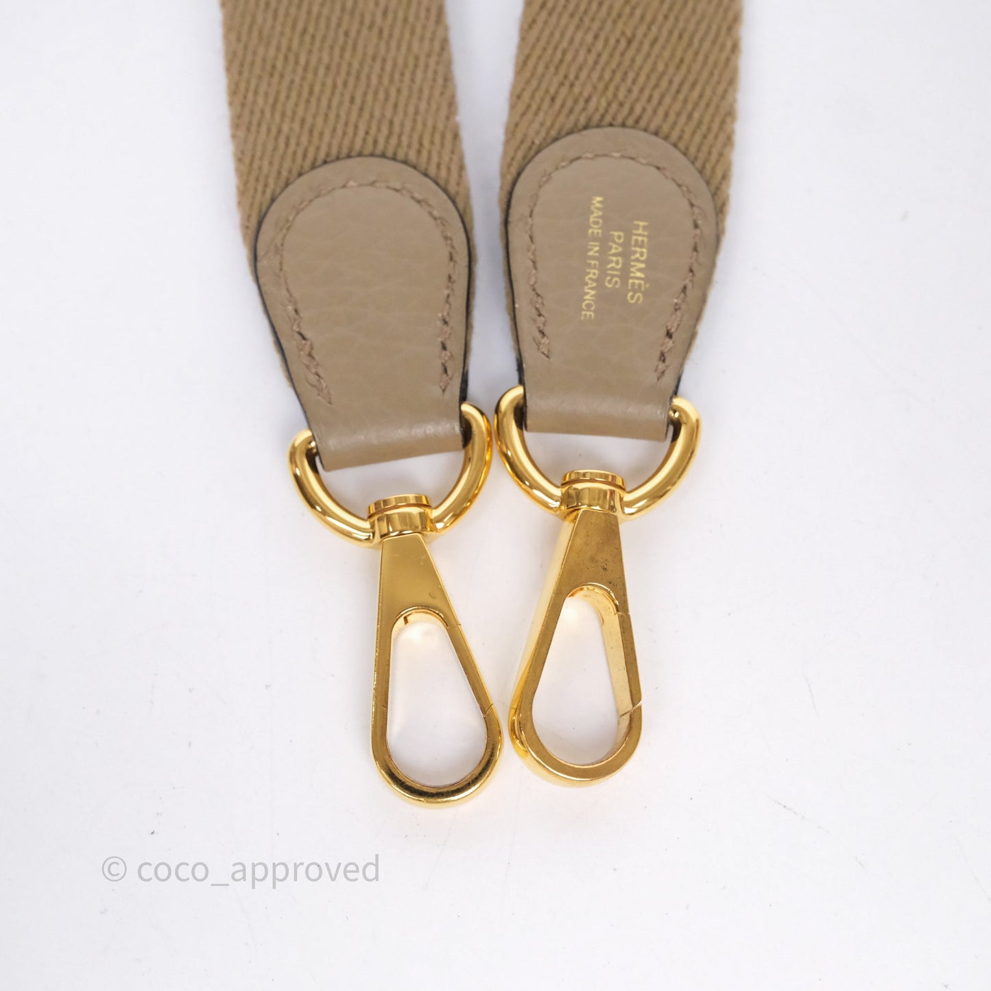 Hermès Mini Evelyne 16 Beige Marfa 8Q Clemence Gold Hardware