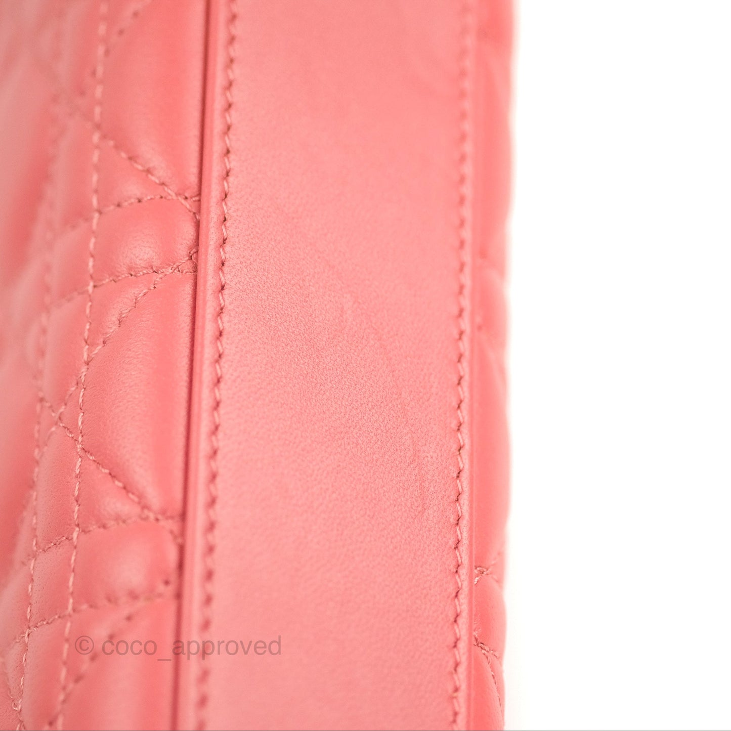 Dior Medium Lady D-Joy Bag Pink Lambskin Cannage