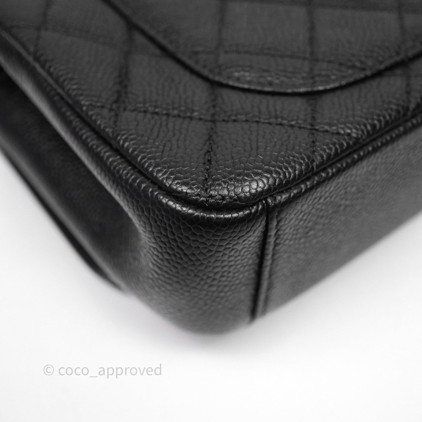 Chanel Small CC Filigree Flap Quilted Black Caviar Aged Gold Hardware