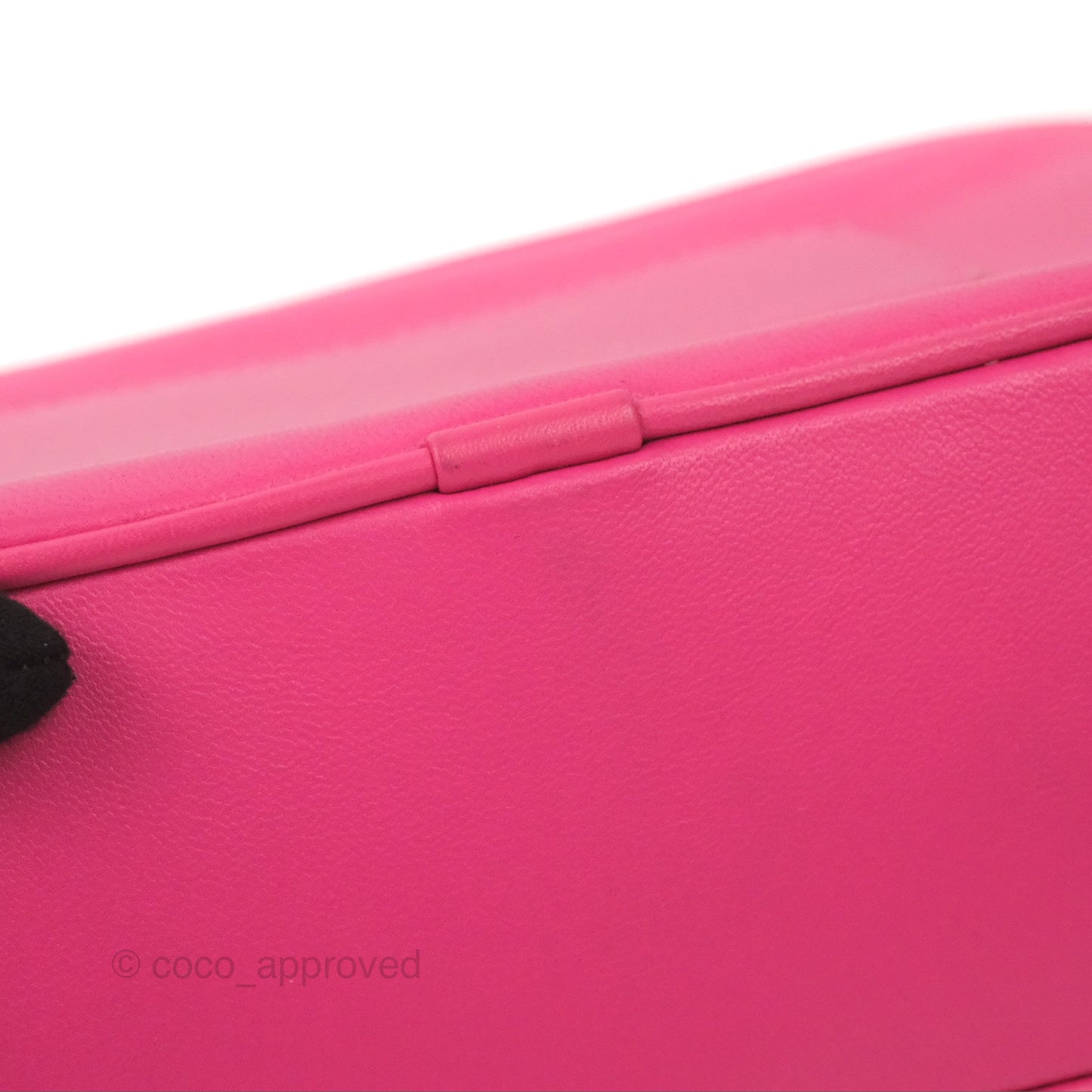 Chanel CC Mania Camera Case Pink Lambskin Gold Hardware
