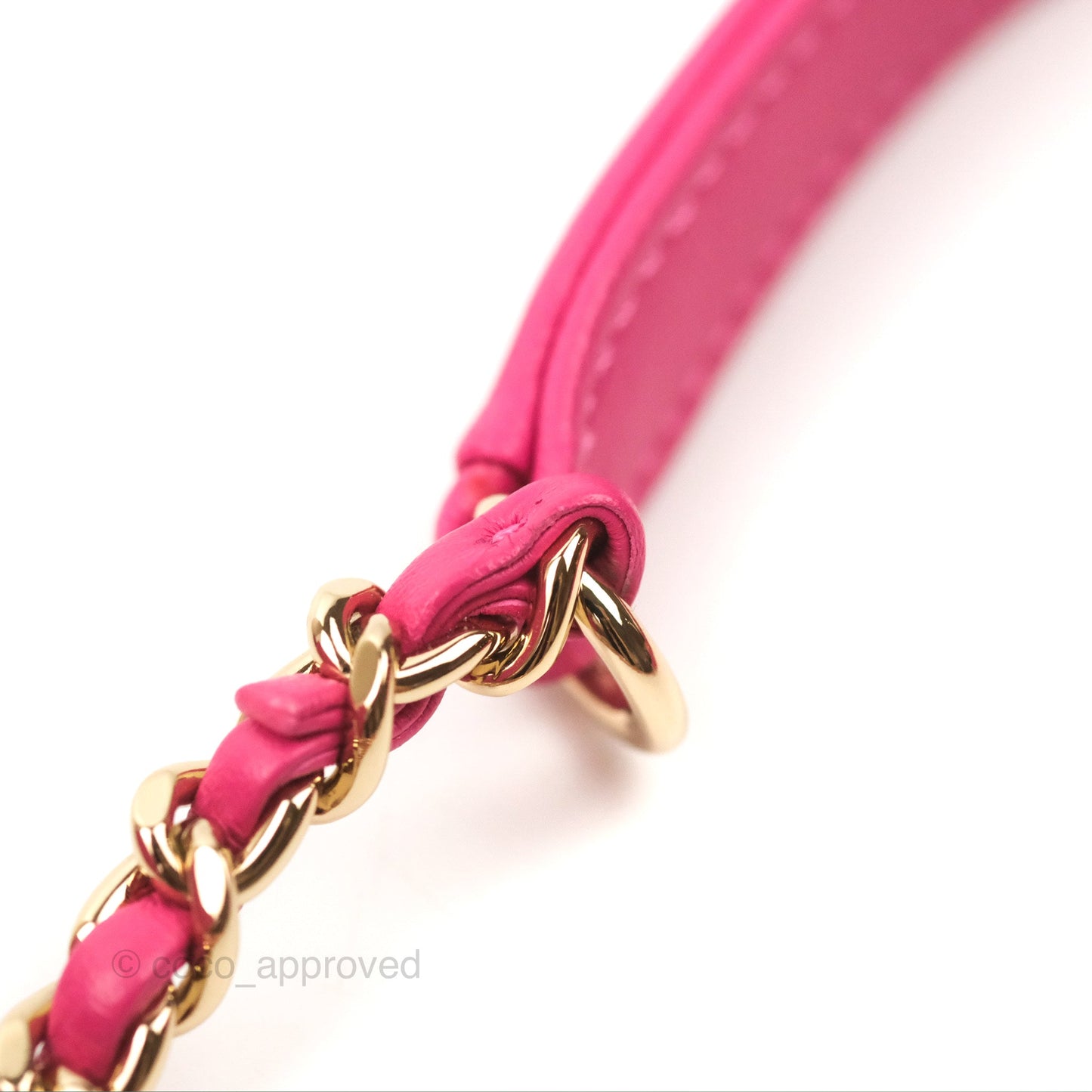 Chanel CC Mania Camera Case Pink Lambskin Gold Hardware