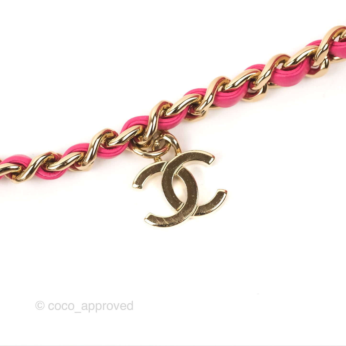 Chanel CC Mania Camera Case Pink Lambskin Gold Hardware