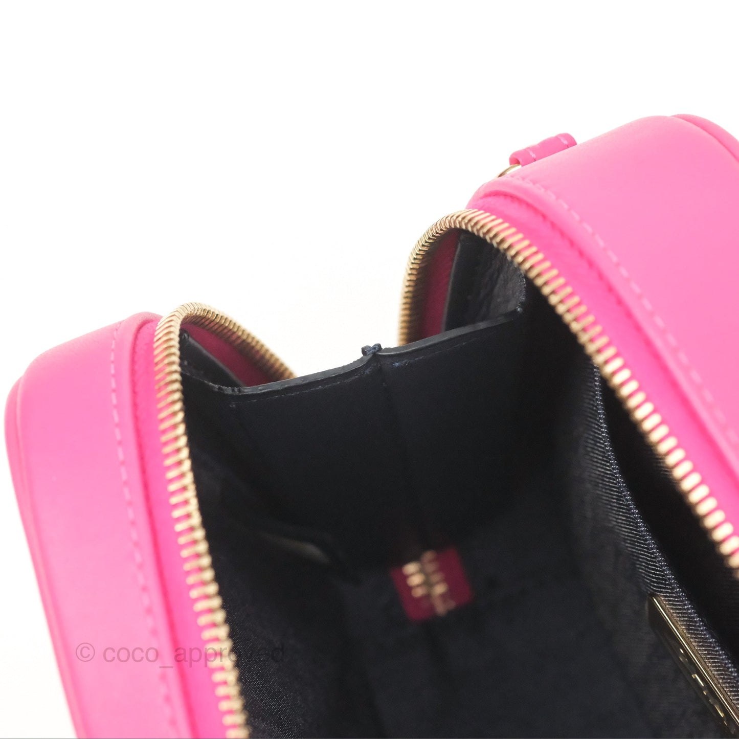 Chanel CC Mania Camera Case Pink Lambskin Gold Hardware