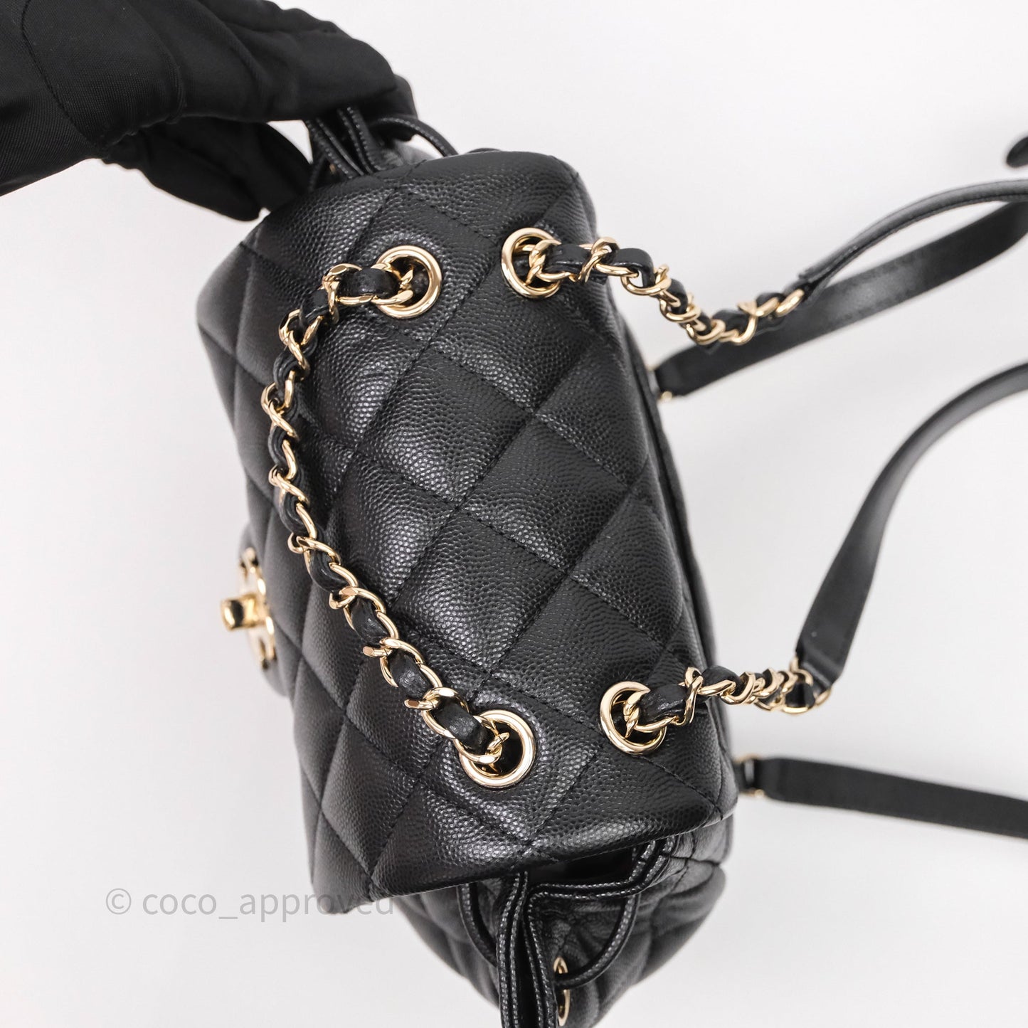 Chanel Urban Spirit Mini Black Caviar Backpack