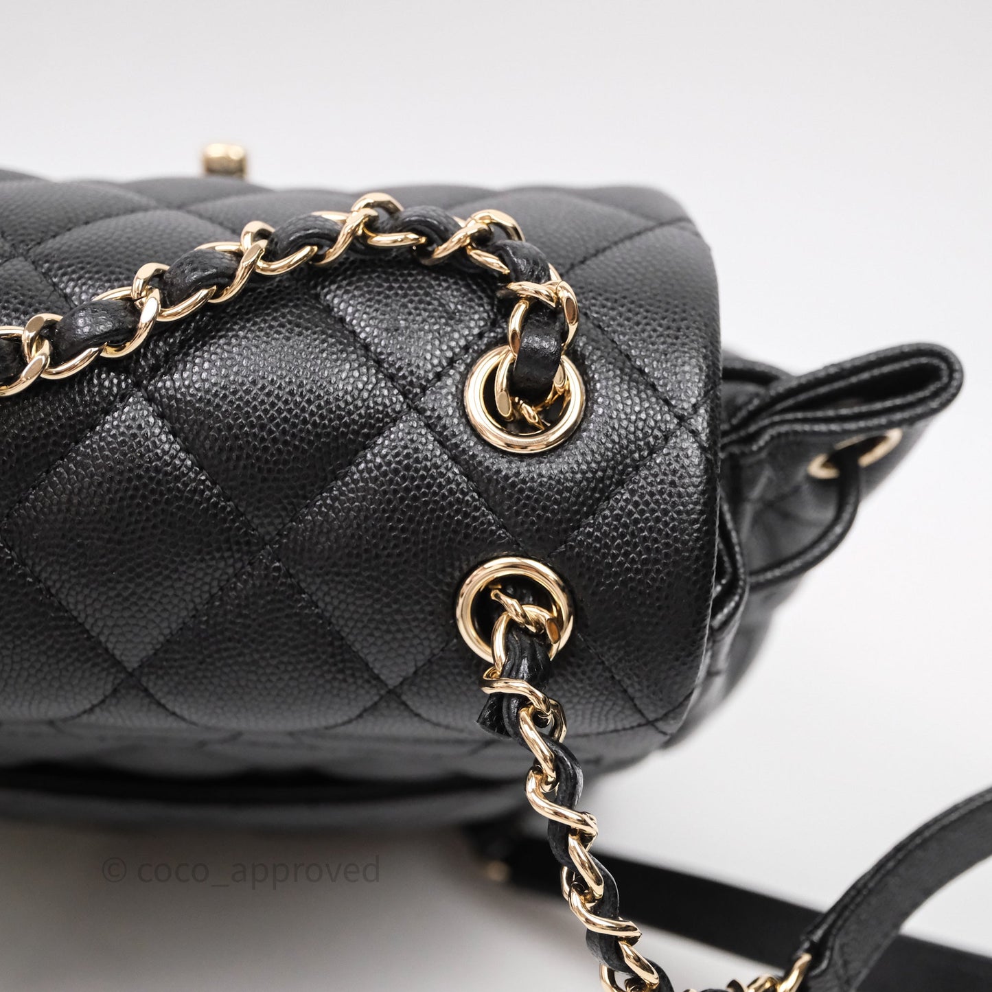 Chanel Urban Spirit Mini Black Caviar Backpack