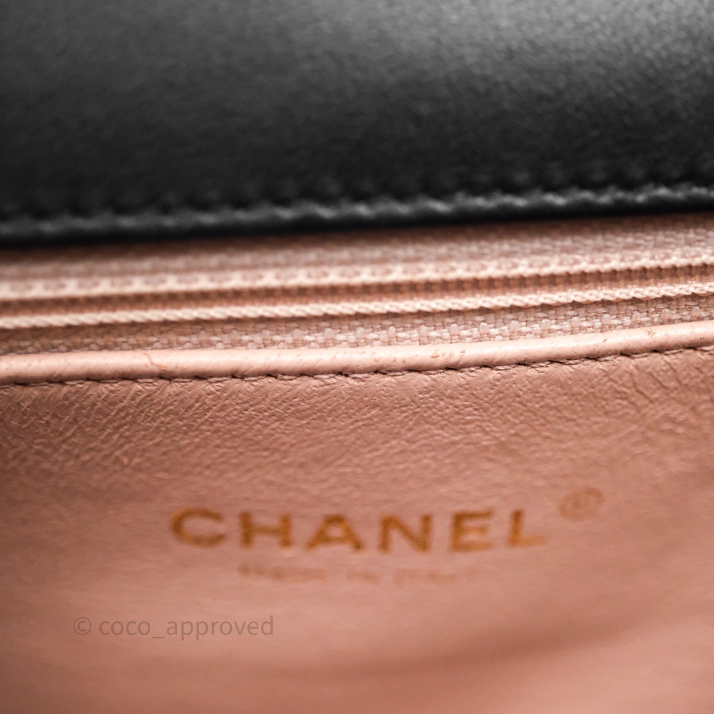 Chanel Small CC Filigree Flap Quilted Black Caviar Aged Gold Hardware