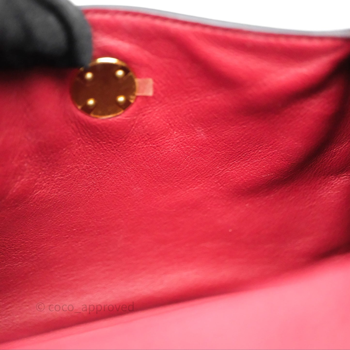 Hermès Mini Lindy 20 Rouge Grenat K1 Clemence Gold Hardware