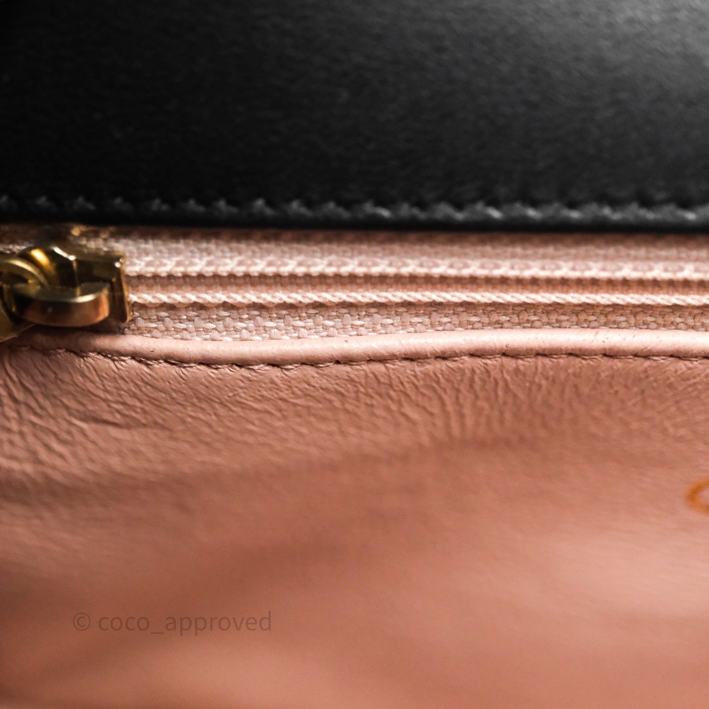 Chanel Small CC Filigree Flap Quilted Black Caviar Aged Gold Hardware