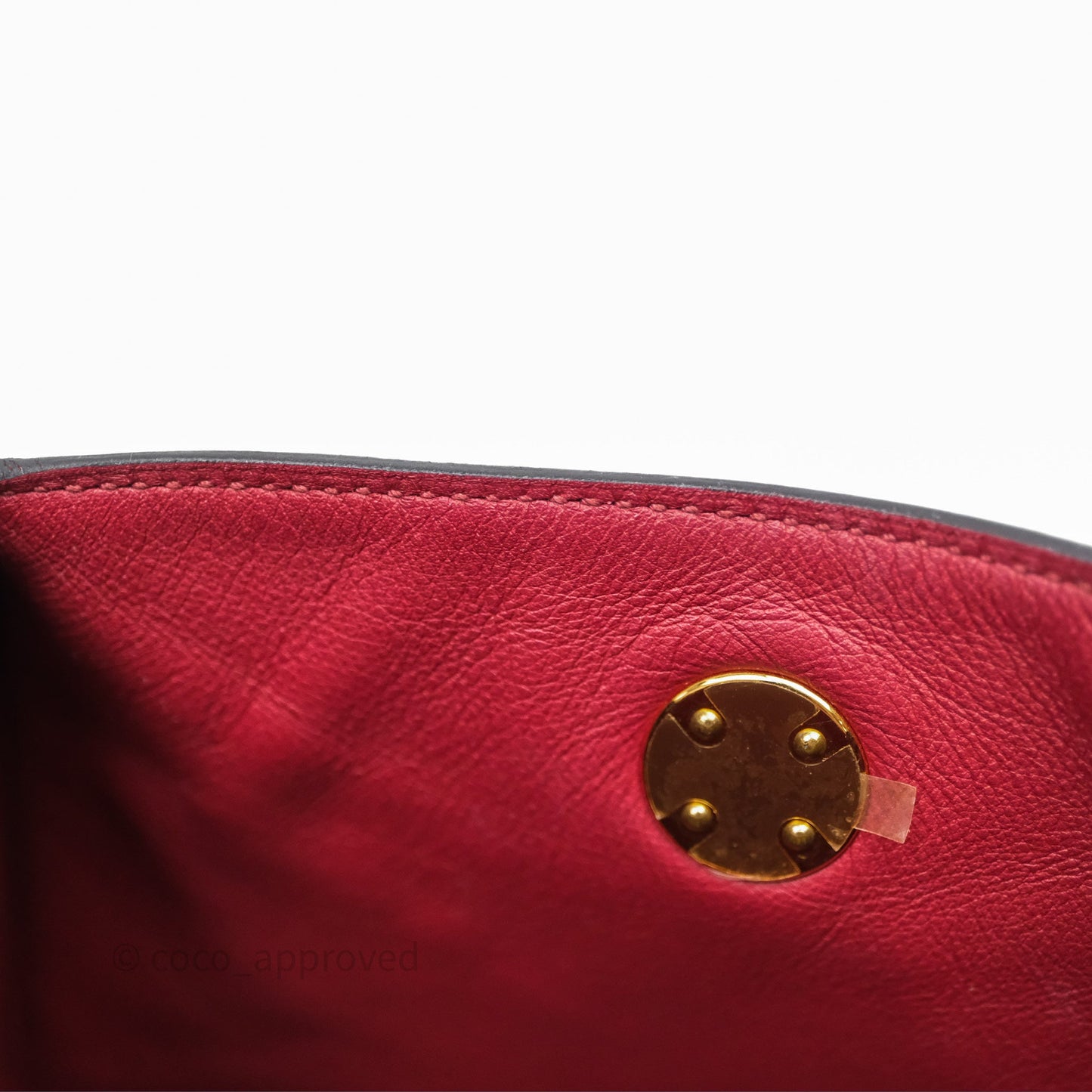 Hermès Mini Lindy 20 Rouge Grenat K1 Clemence Gold Hardware