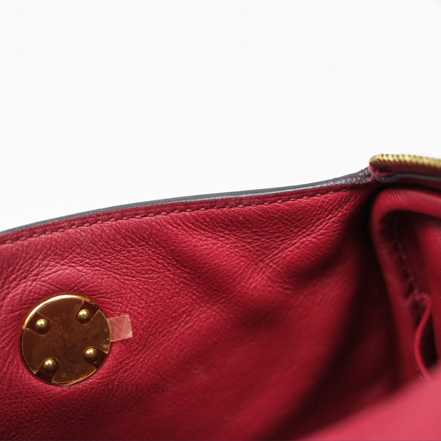 Hermès Mini Lindy 20 Rouge Grenat K1 Clemence Gold Hardware