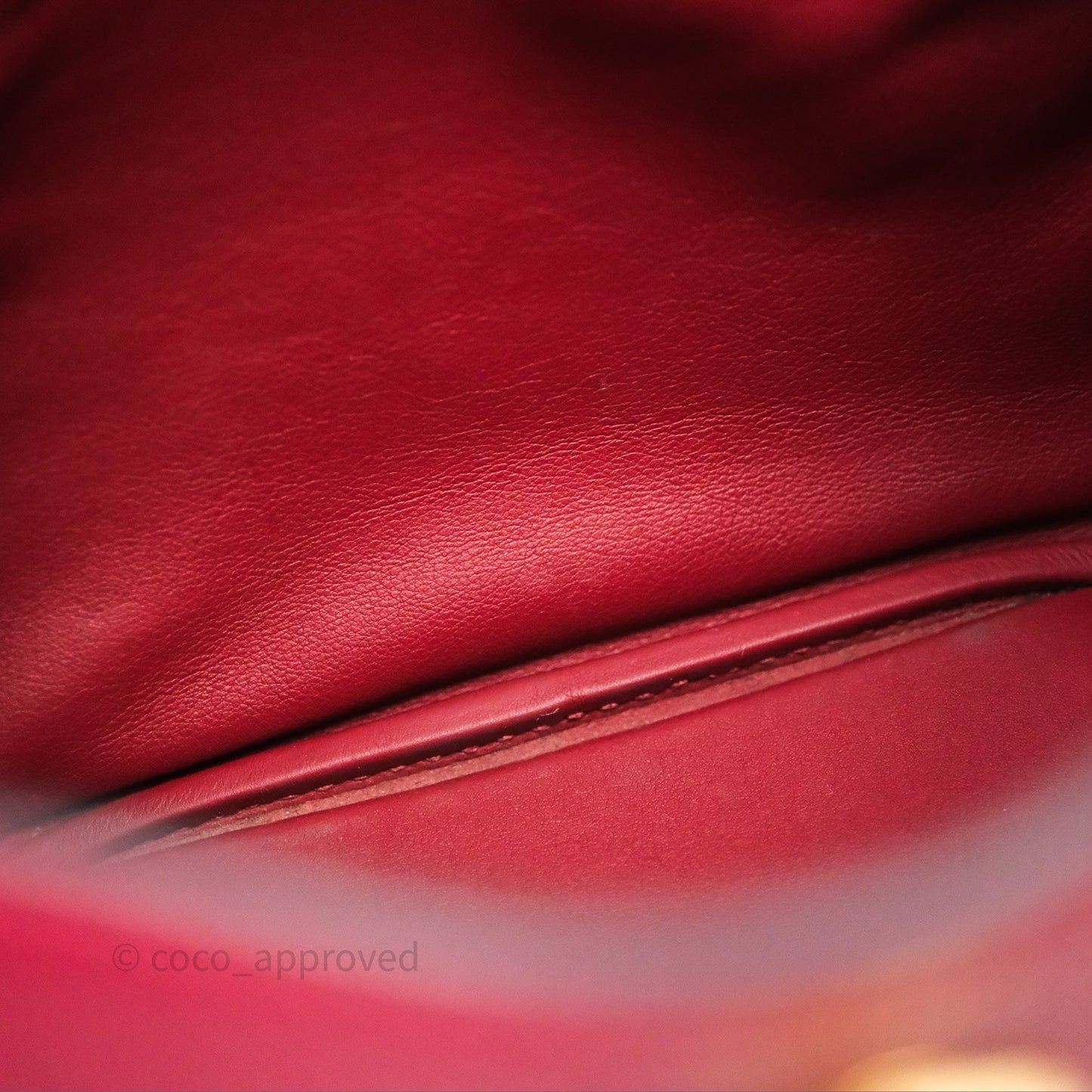 Hermès Mini Lindy 20 Rouge Grenat K1 Clemence Gold Hardware