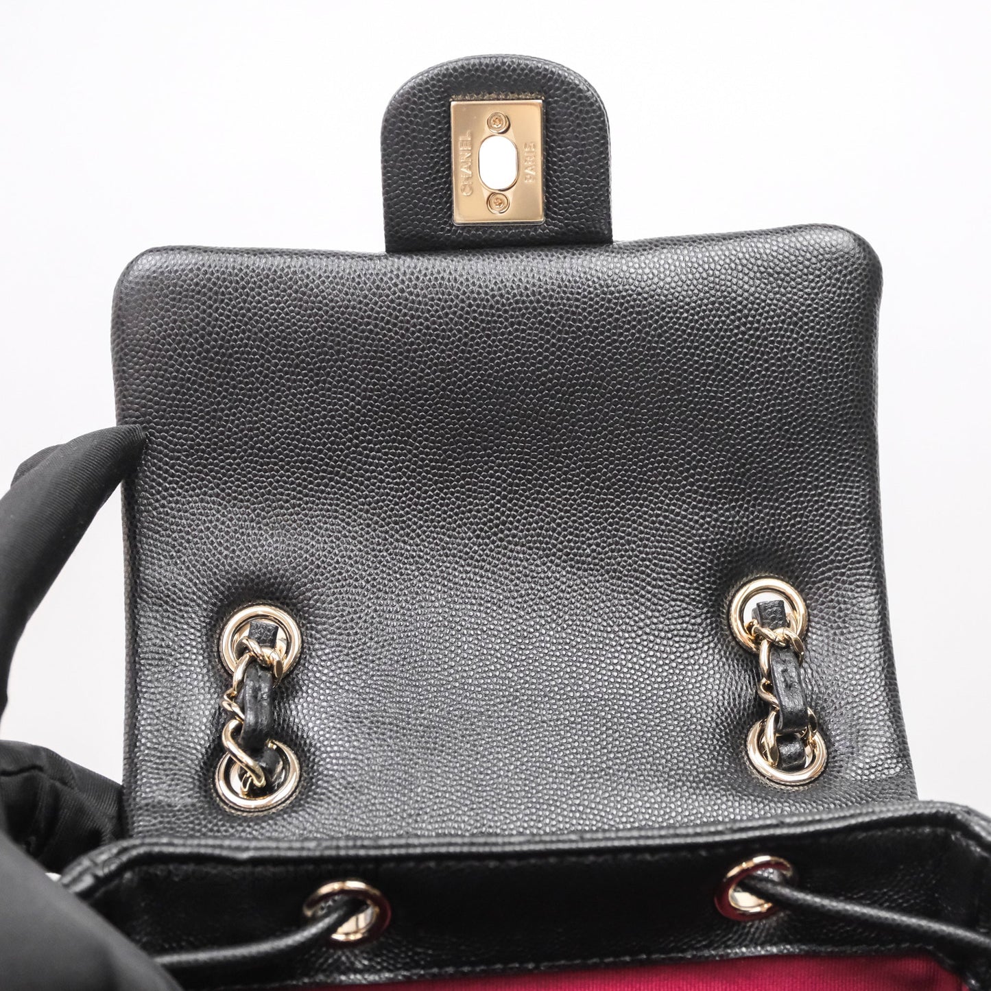 Chanel Urban Spirit Mini Black Caviar Backpack
