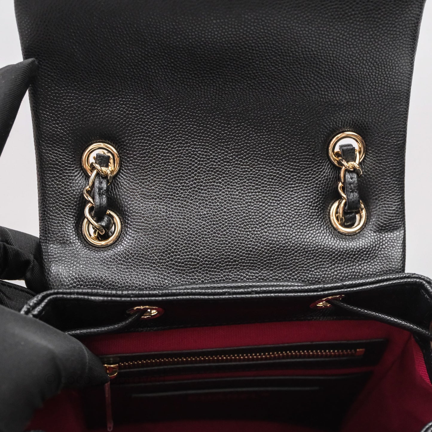 Chanel Urban Spirit Mini Black Caviar Backpack