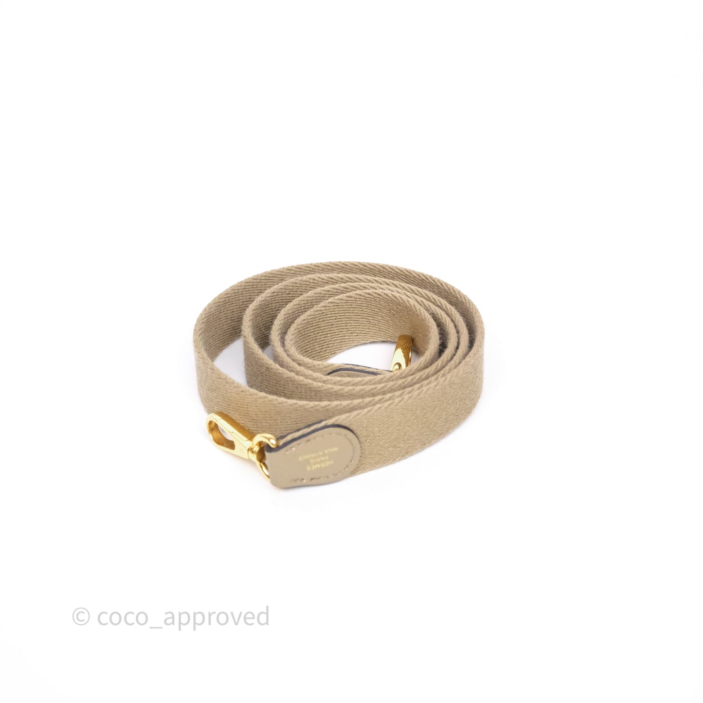 Hermès Mini Evelyne 16 Beige Marfa 8Q Clemence Gold Hardware