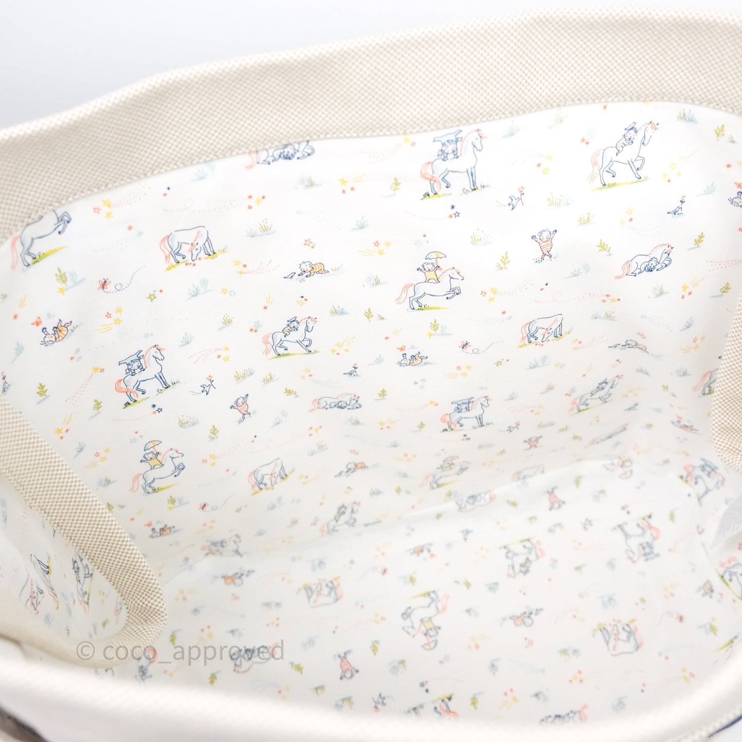 Hermes Cabriole Nappy Bag Gris Perle