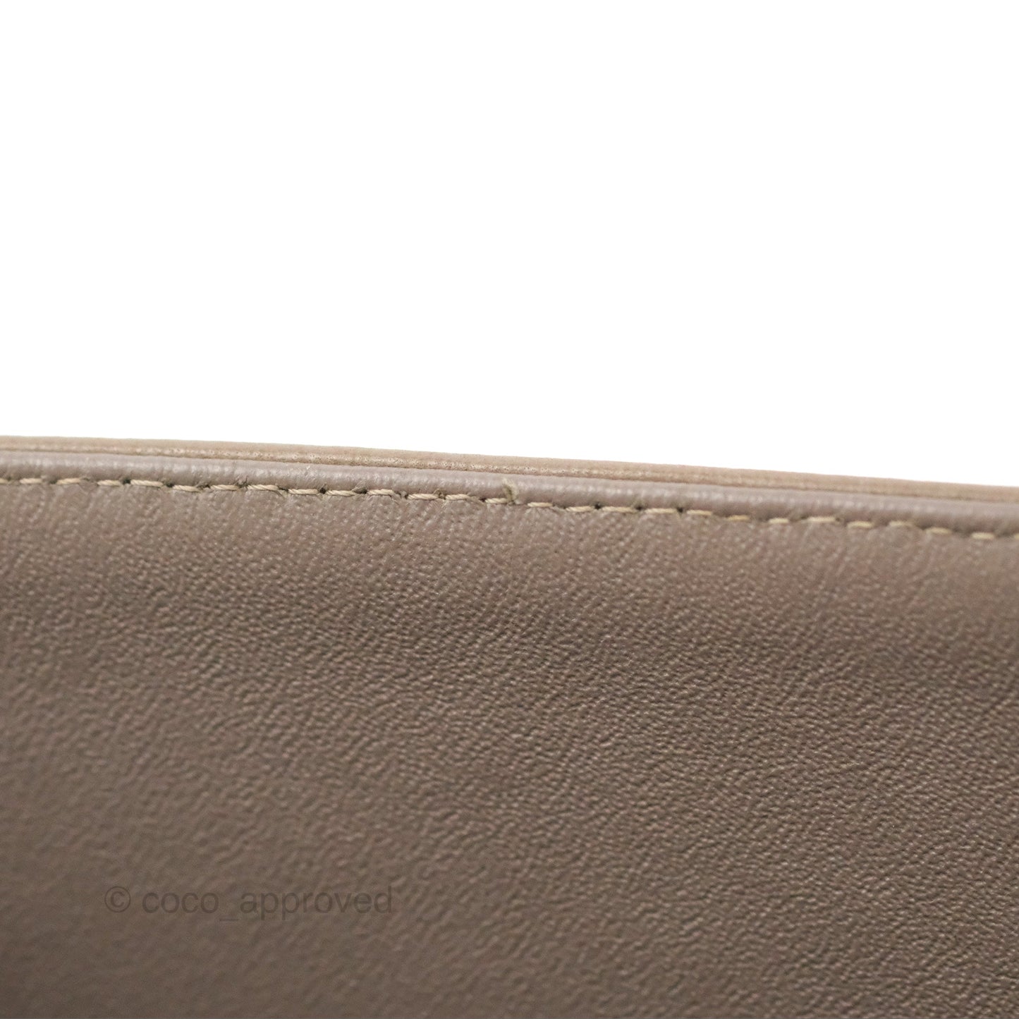 Chanel Jumbo Double Flap Brown Patent Silver Hardware⁣⁣