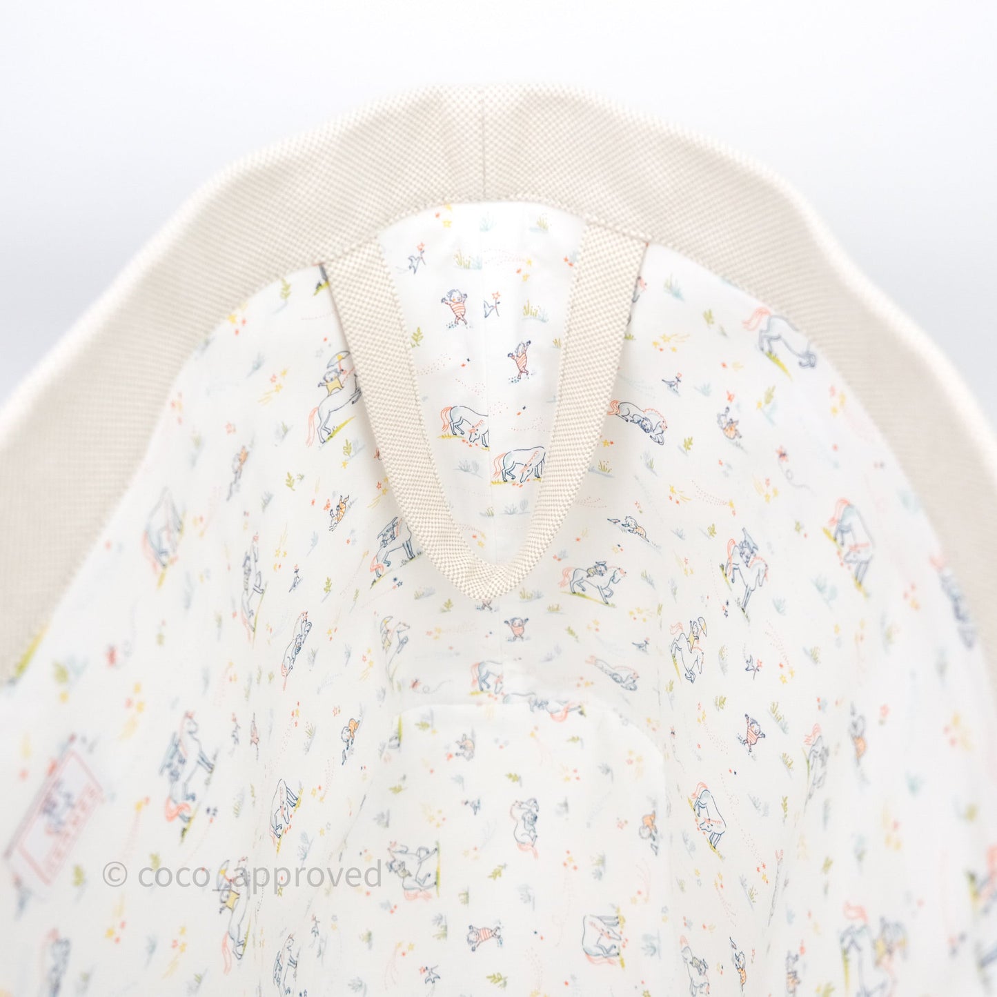 Hermes Cabriole Nappy Bag Gris Perle