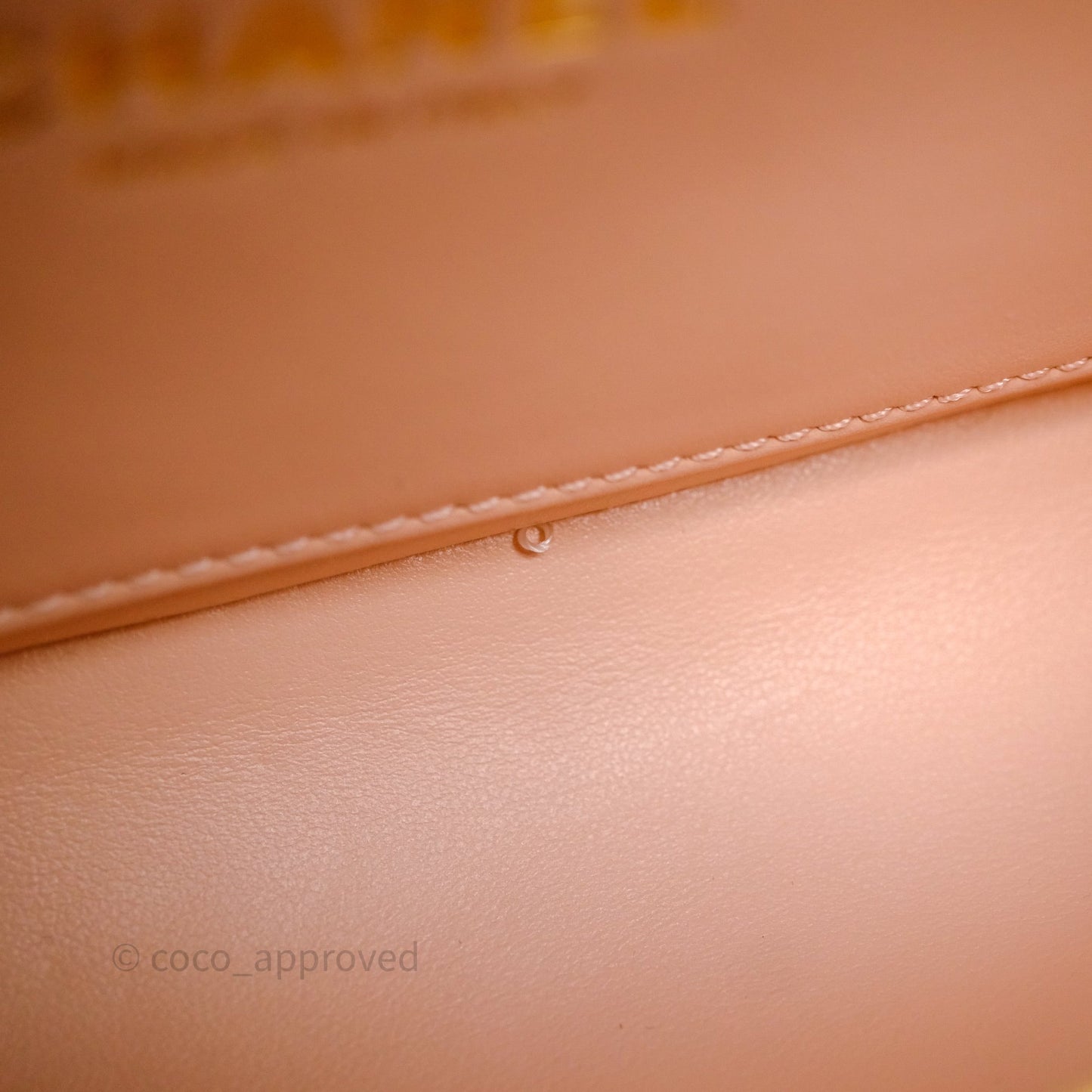 Chanel Quilted Perfect Fit Adjustable White Calfskin Aged Gold Hardware
