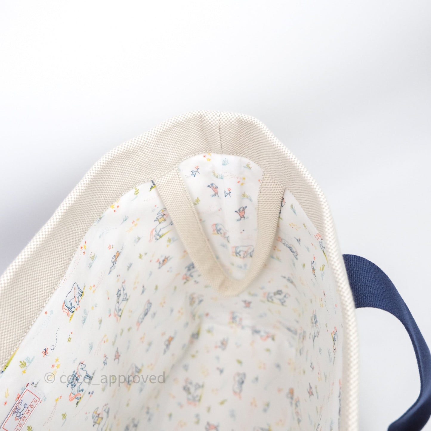 Hermes Cabriole Nappy Bag Gris Perle