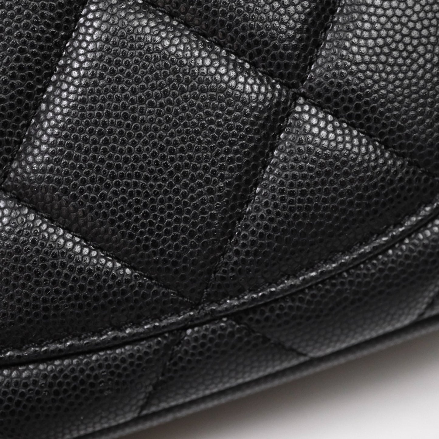 Chanel Twist Your Buttons Caviar Coin Purse Chain Black Bag Gold Hardware