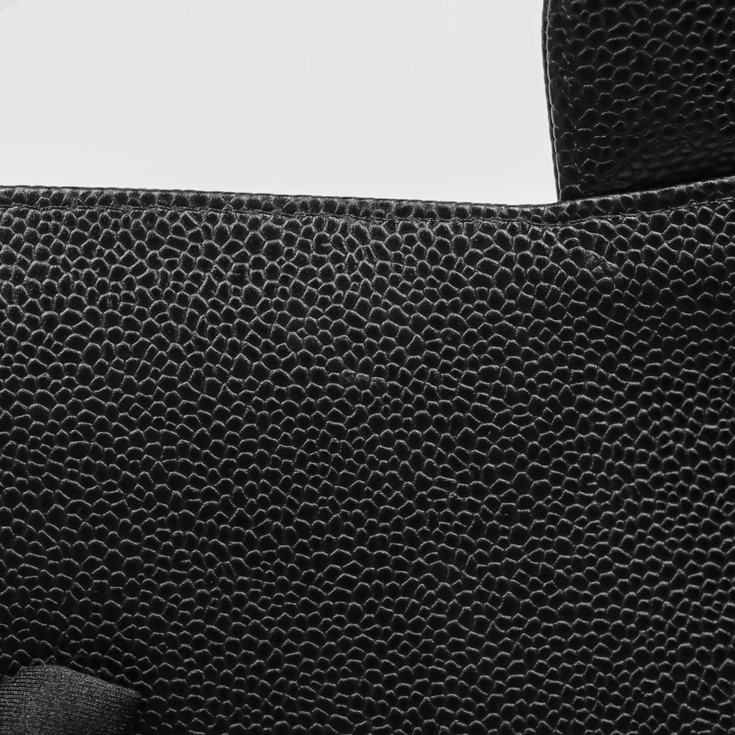 Chanel Quilted Jumbo Double Flap Black Caviar Gold Hardware