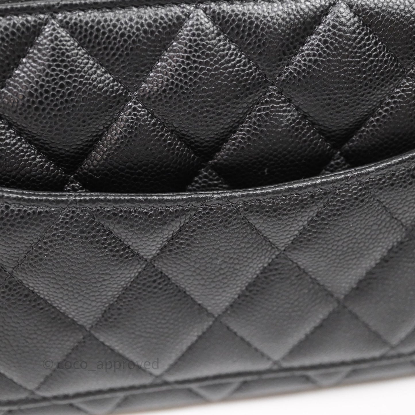 Chanel Clutch on Chain Black Caviar Gold Hardware