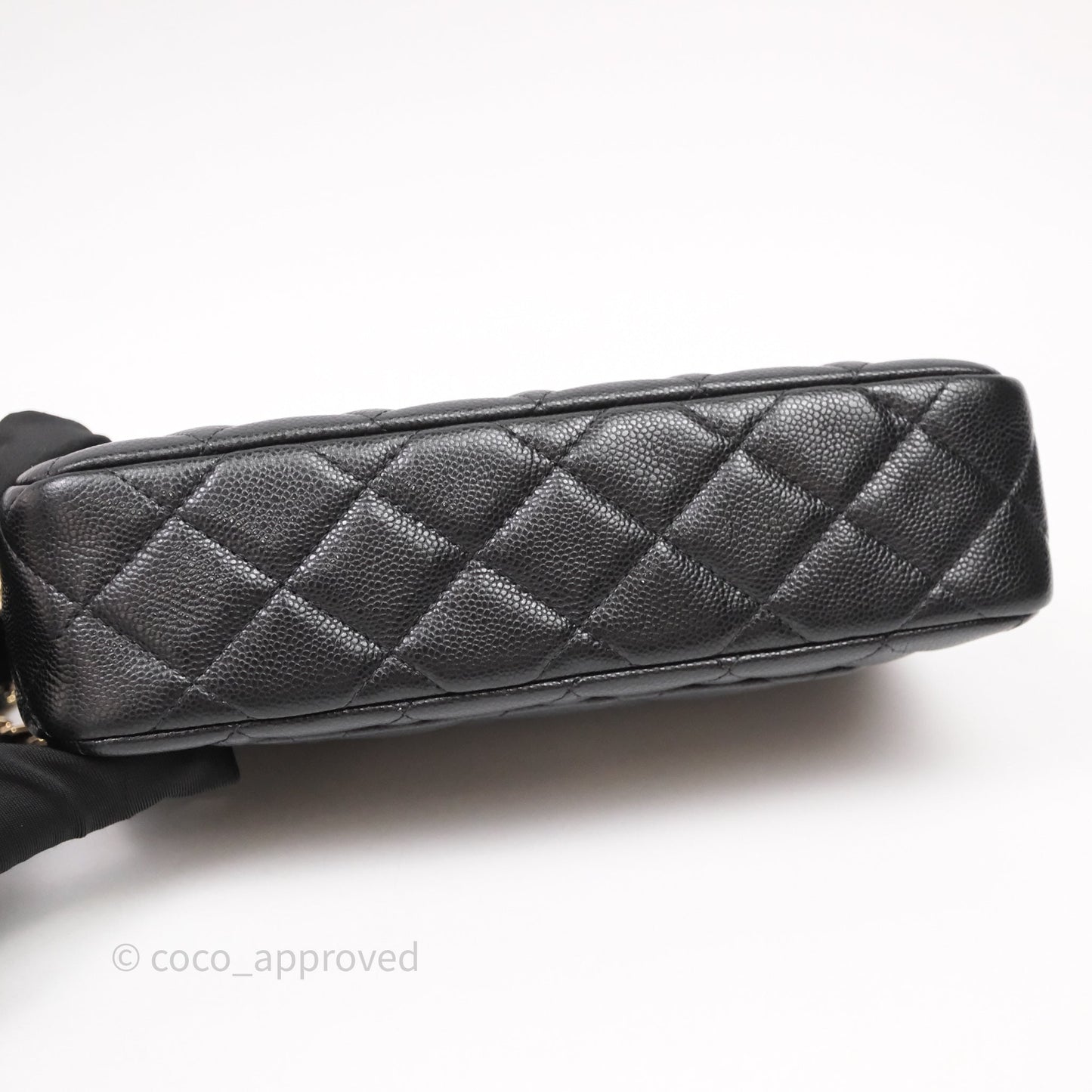 Chanel Clutch on Chain Black Caviar Gold Hardware