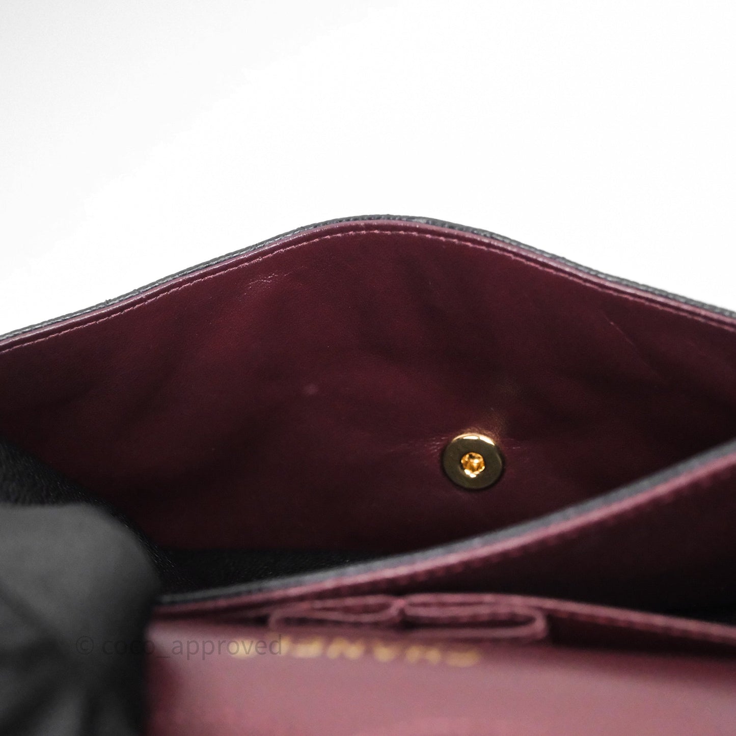 Chanel Quilted Jumbo Double Flap Black Caviar Gold Hardware