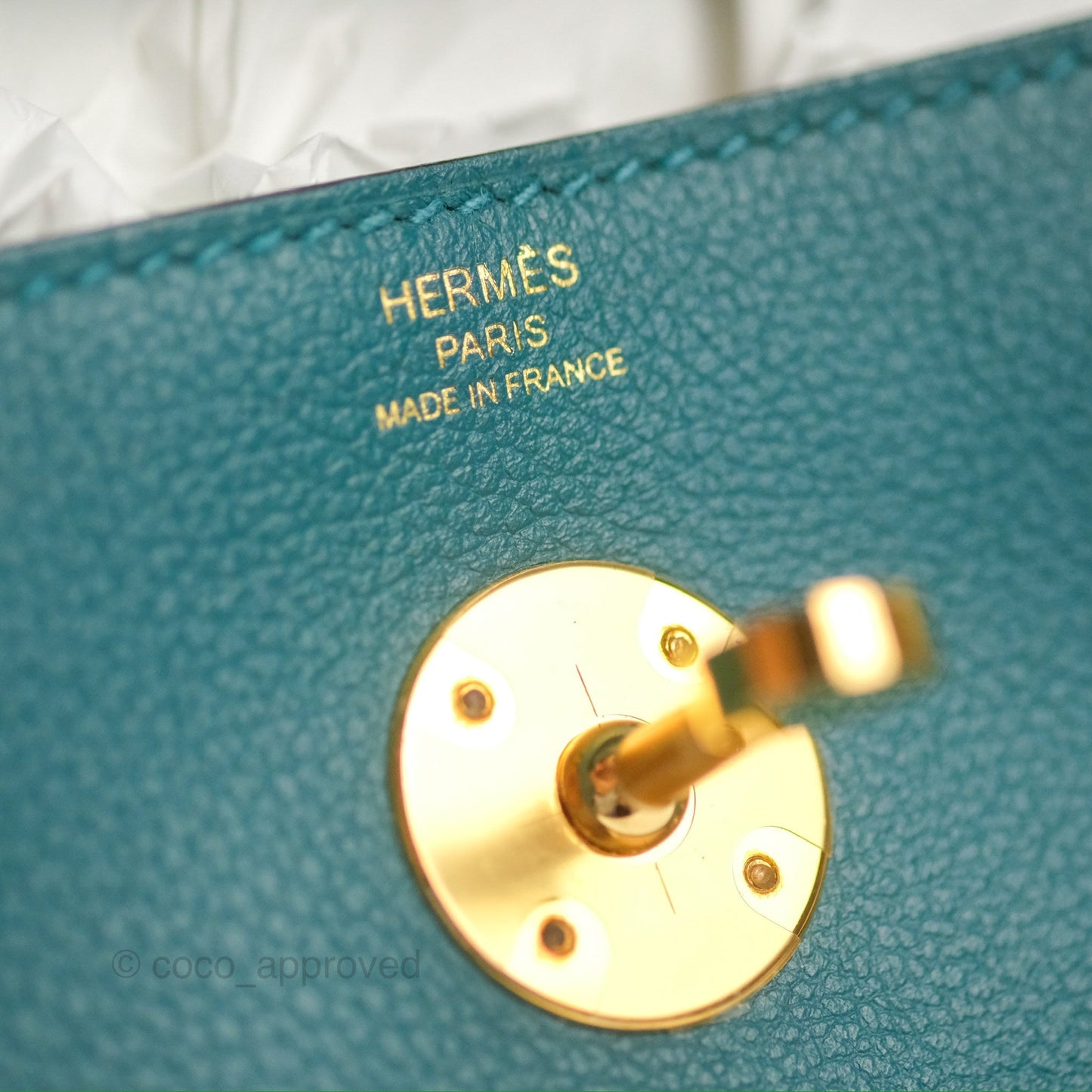 Hermès Lindy 26 Vert Bosphore Evercolor Gold Hardware