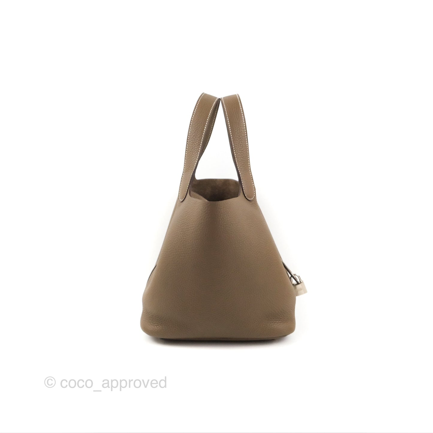Hermès Picotin 22 Etoupe Clemence Palladium Hardware