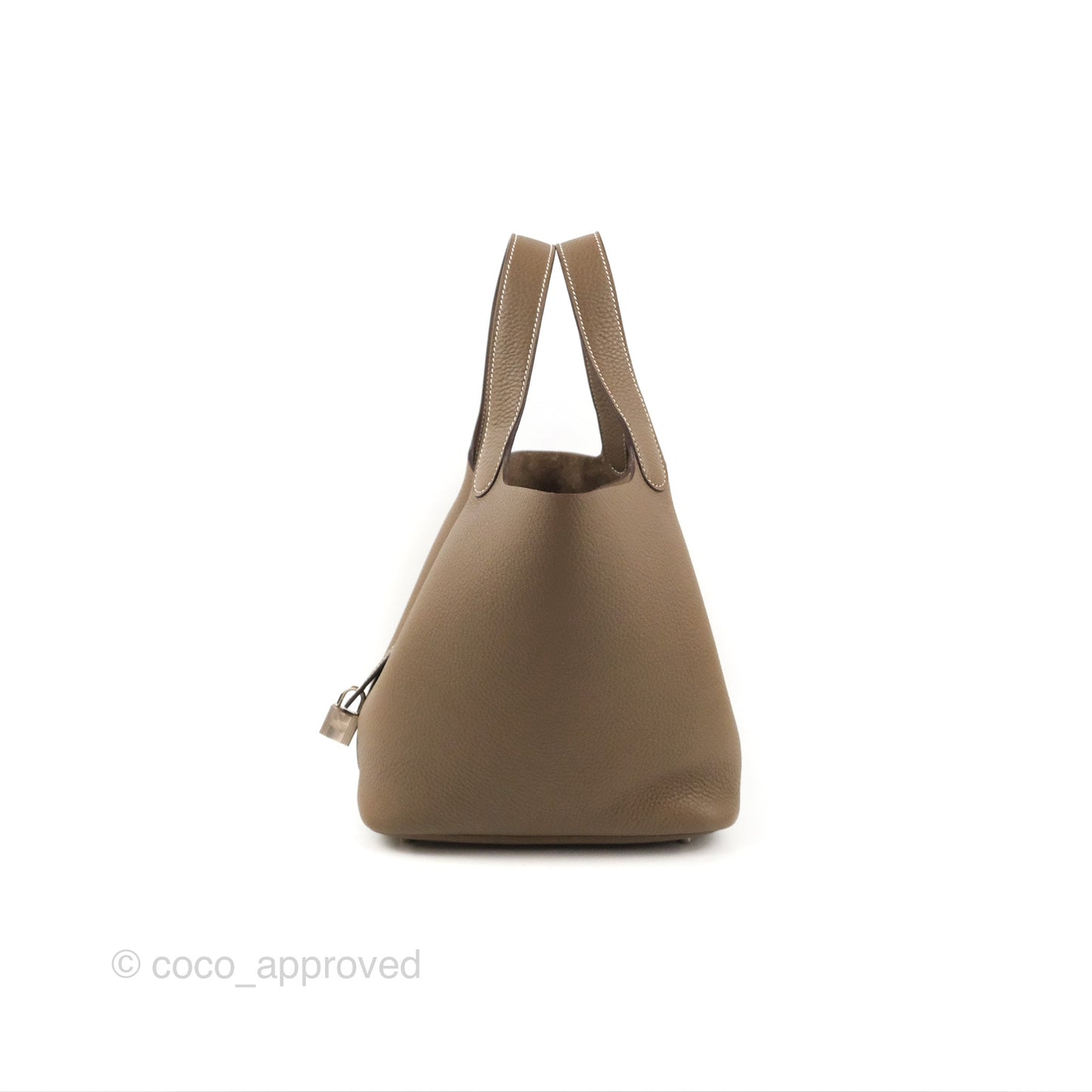 Hermès Picotin 22 Etoupe Clemence Palladium Hardware