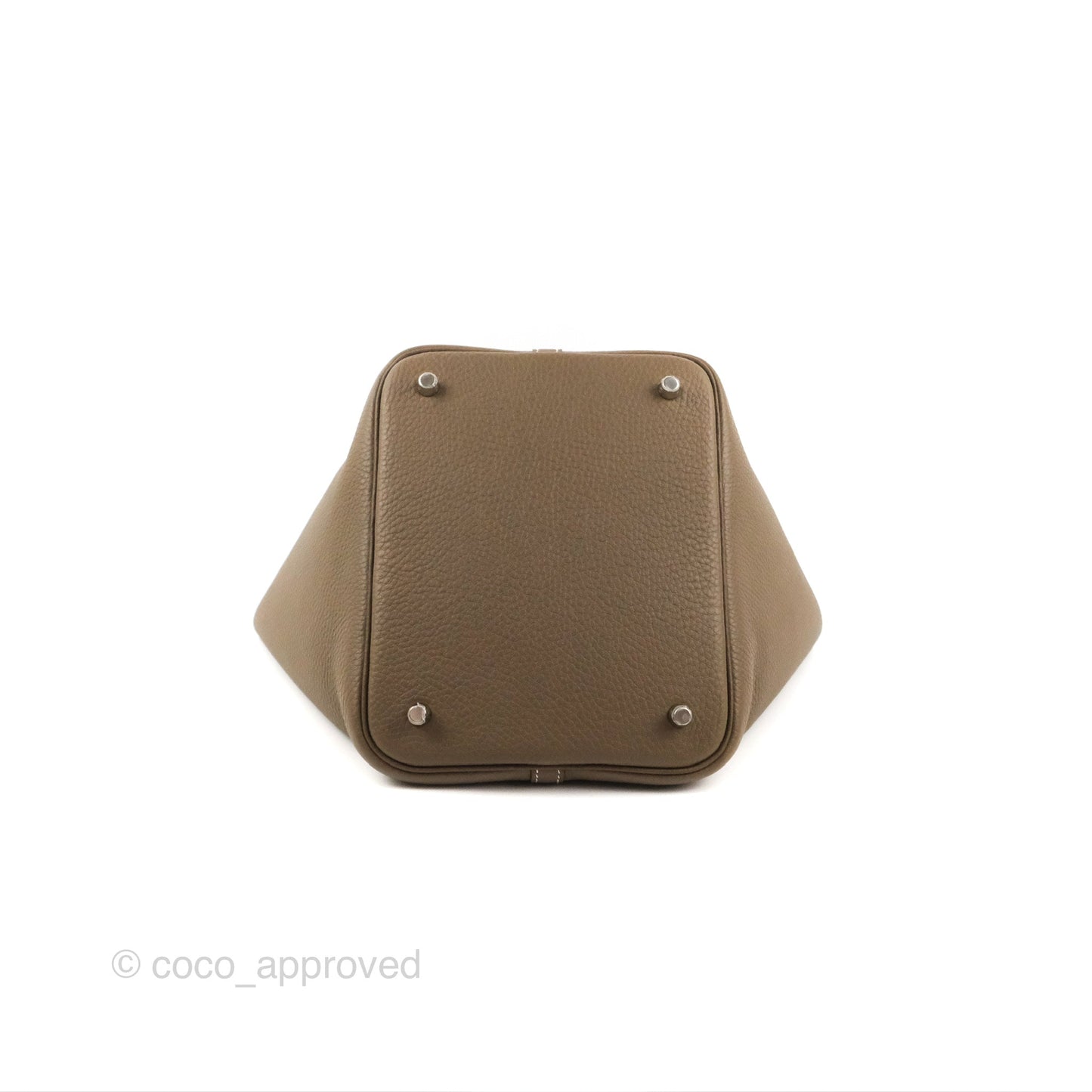 Hermès Picotin 22 Etoupe Clemence Palladium Hardware