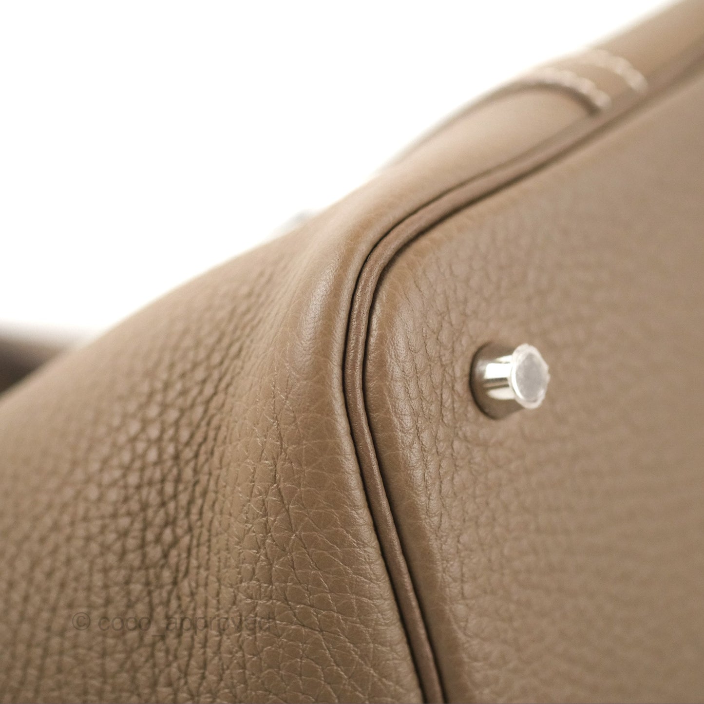 Hermès Picotin 22 Etoupe Clemence Palladium Hardware