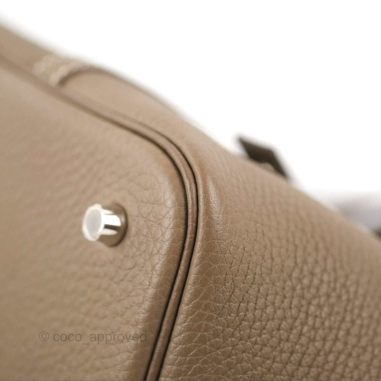 Hermès Picotin 22 Etoupe Clemence Palladium Hardware