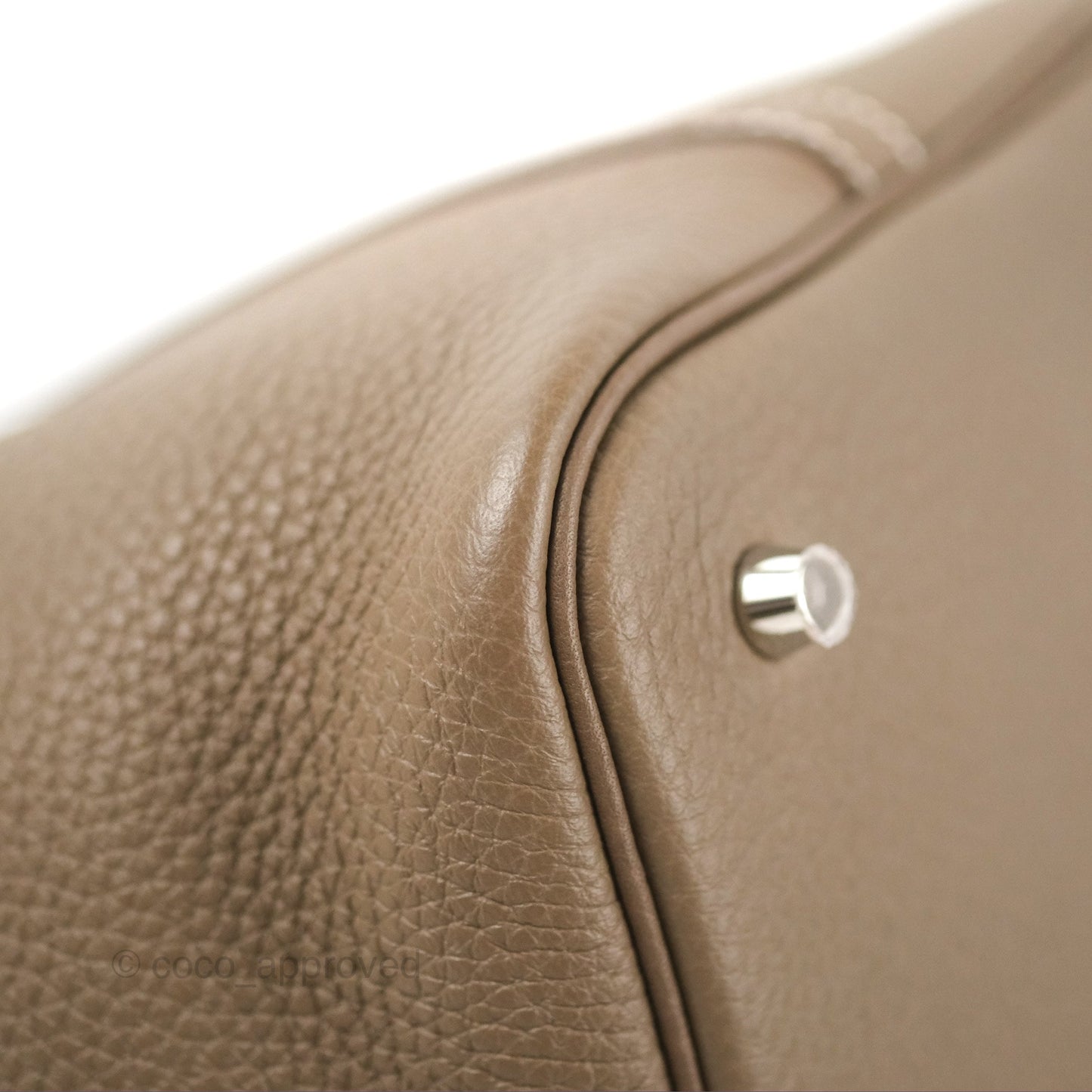 Hermès Picotin 22 Etoupe Clemence Palladium Hardware